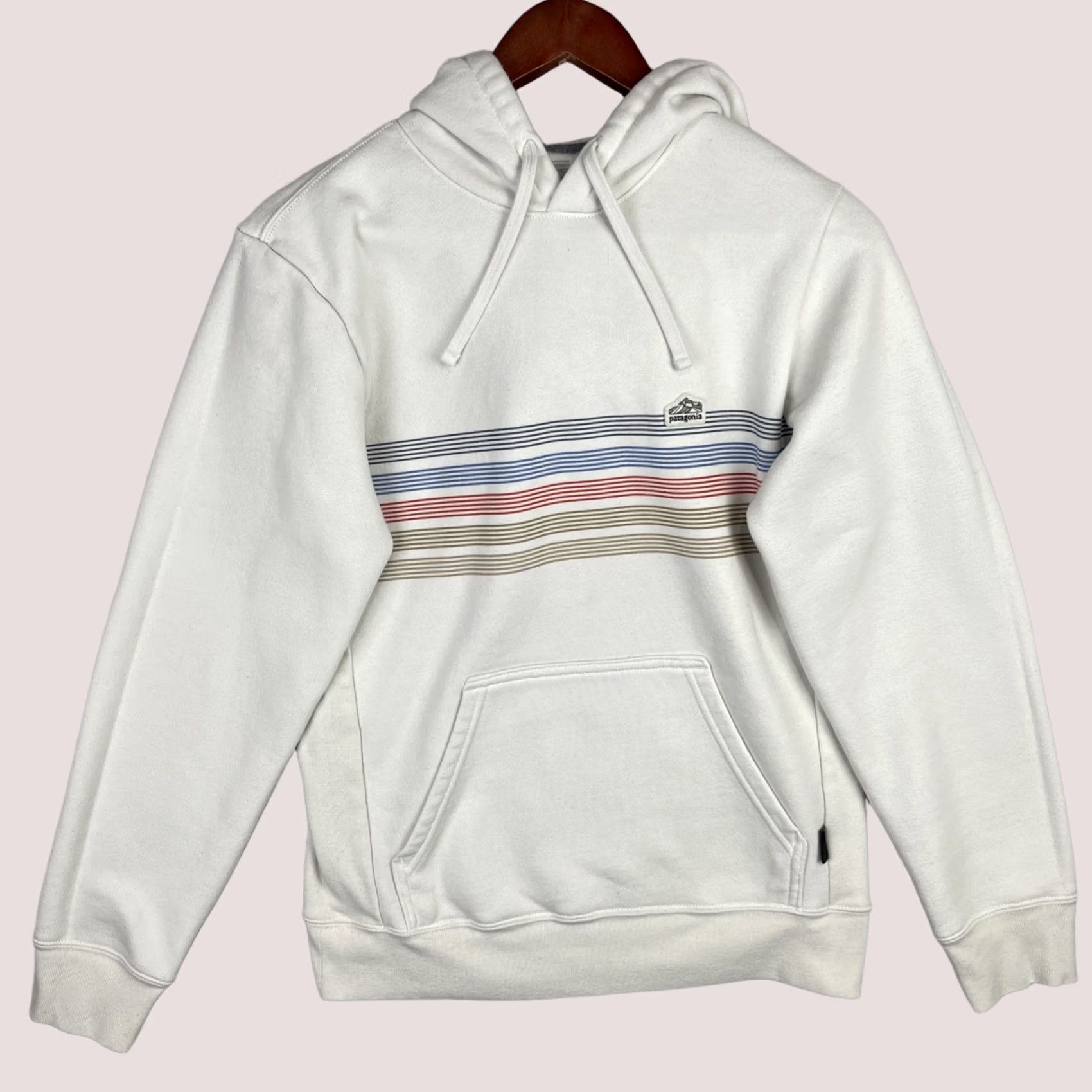 Patagonia Patagonia Hoodie Mens XS White Uprisal Hoody Pullover Ridge Logo Stripe Recycle Size US XS / EU 42 / 0 - 1 Thumbnail
