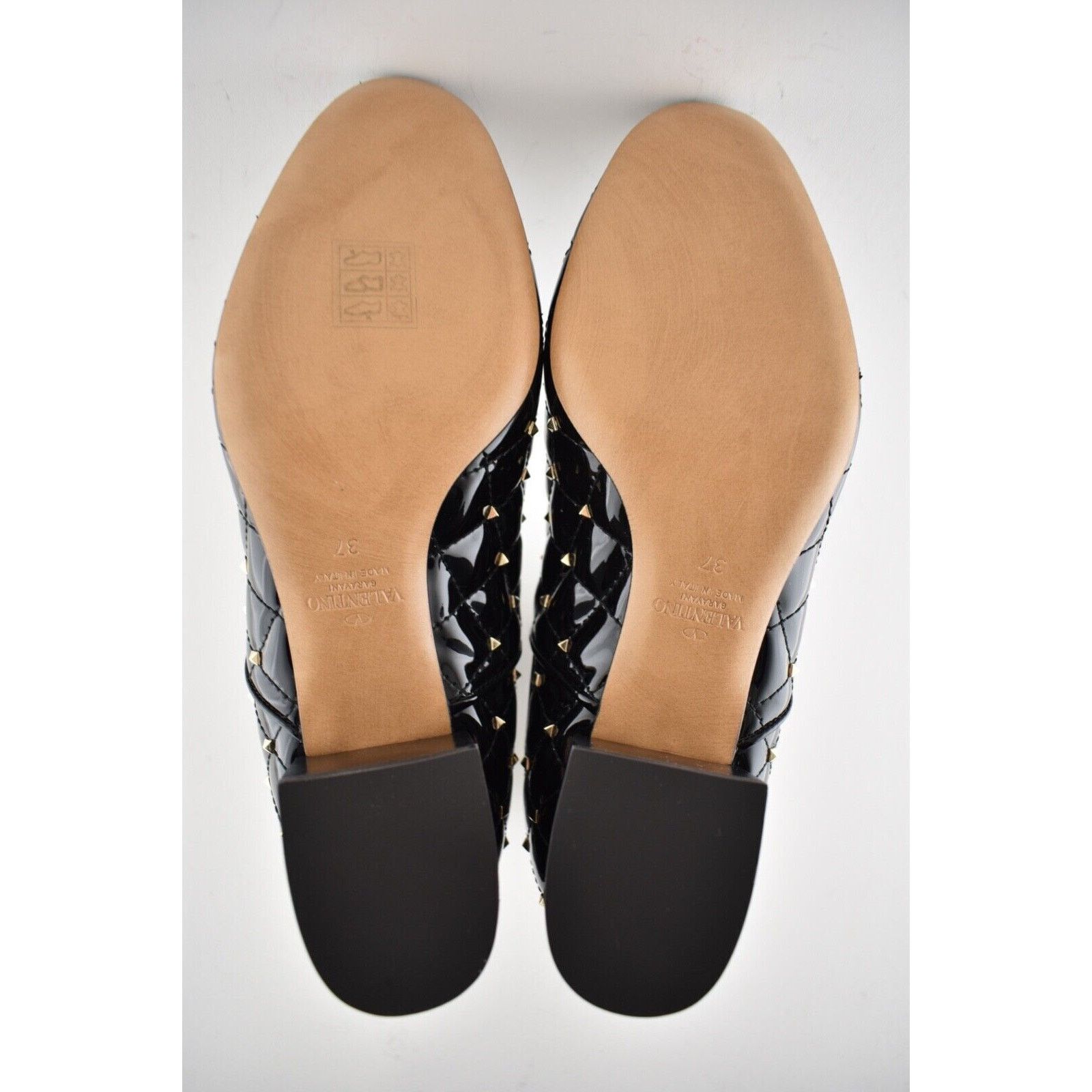 Valentino Valentino Rockstud Chelsea Spike Black Patent Stud Heel Size US 7.5 / IT 37.5 - 12 Thumbnail