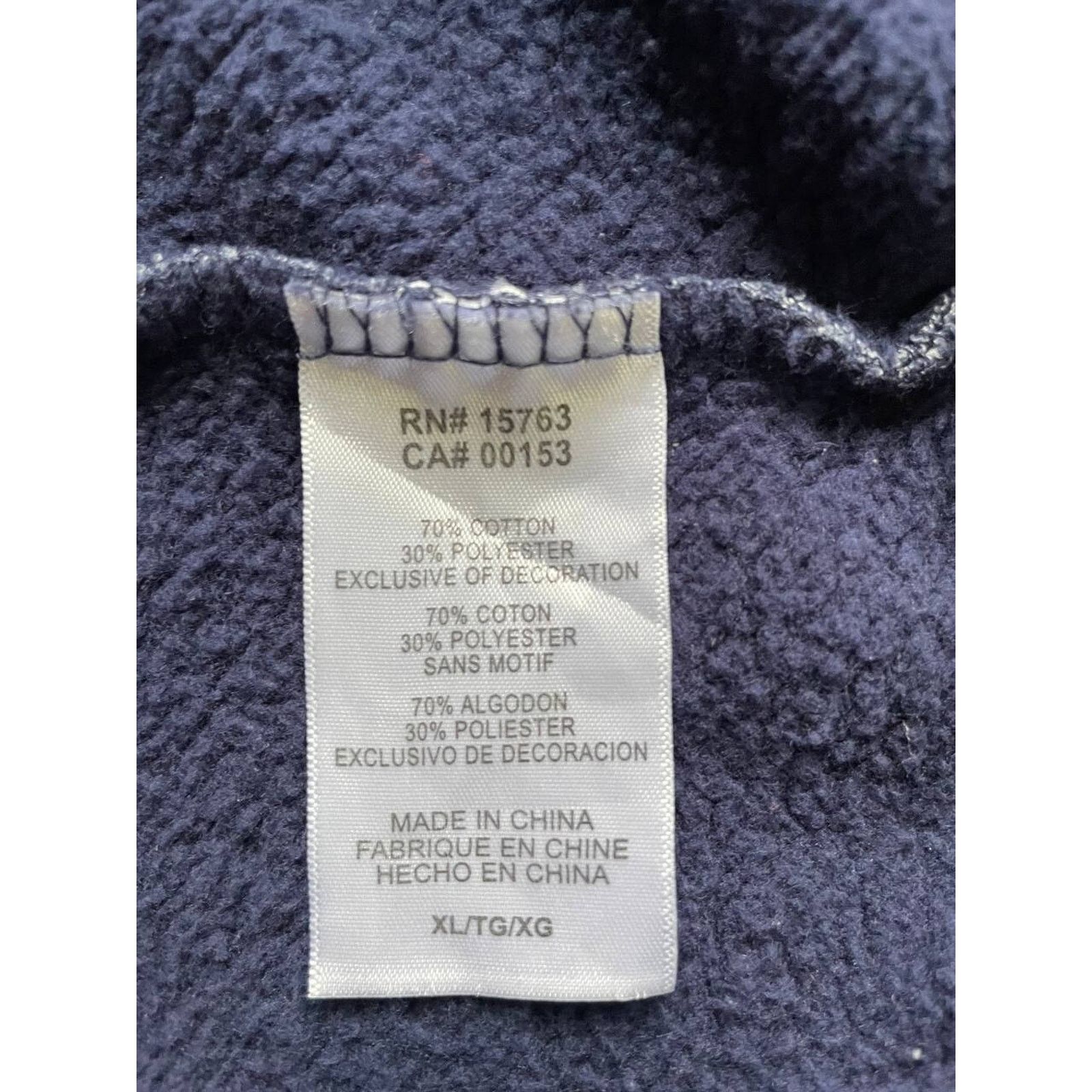 Champion Vintage Champion Toreros SD Navy 1/4 Zip Sweatshirt Size XL Size US XL / EU 56 / 4 - 8 Thumbnail