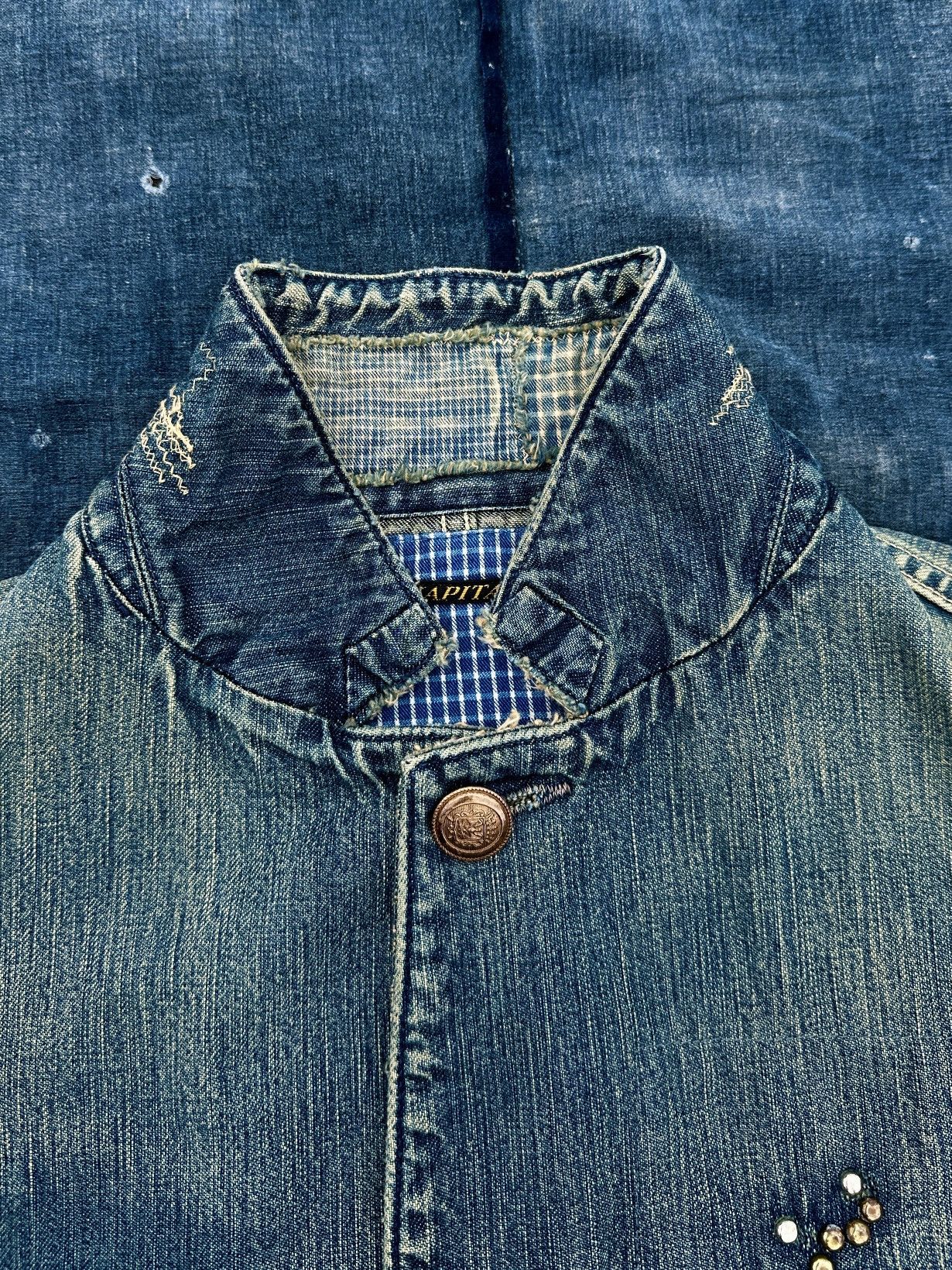 Kapital Kountry Old man and the sea Pasadena Studded Sailor boro chore coat Size US M / EU 48-50 / 2 - 6 Thumbnail