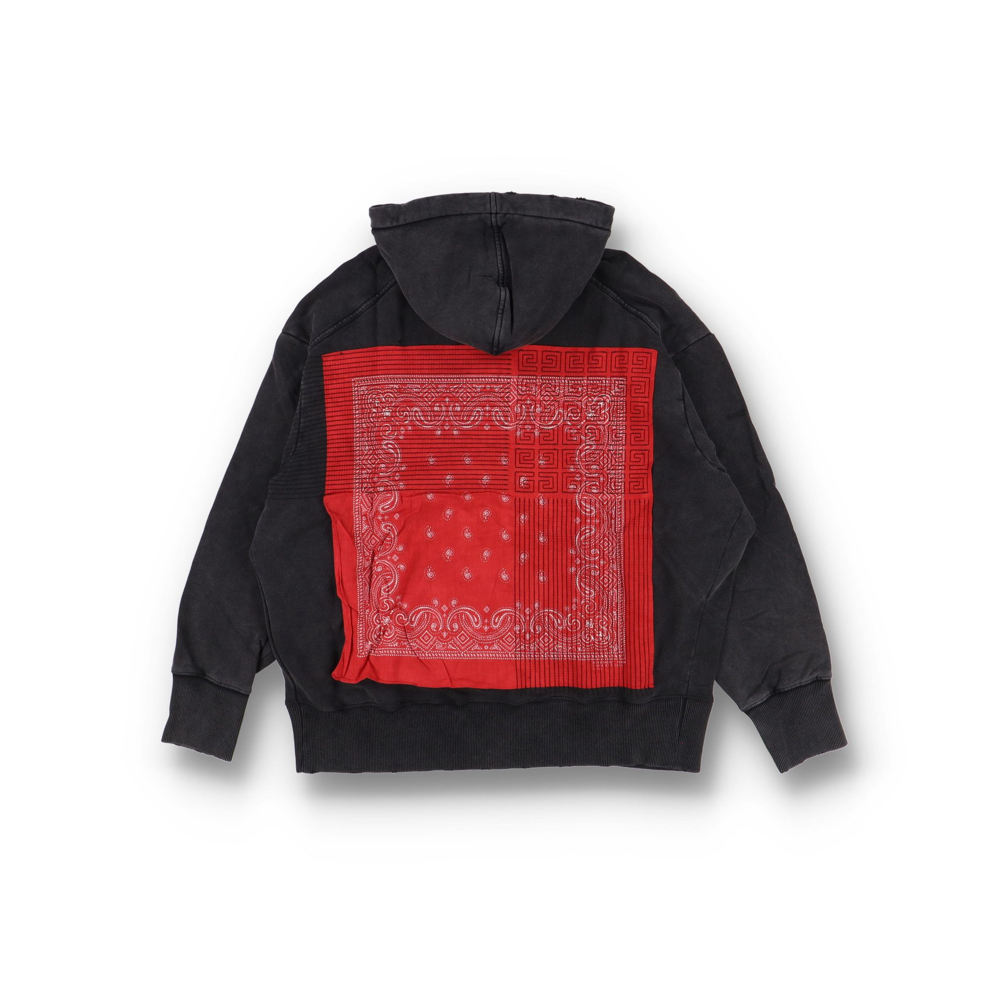 Givenchy Washed Black 4G Bandana Logo Oversized Hoodie Size US XS / EU 42 / 0 - 1 Thumbnail