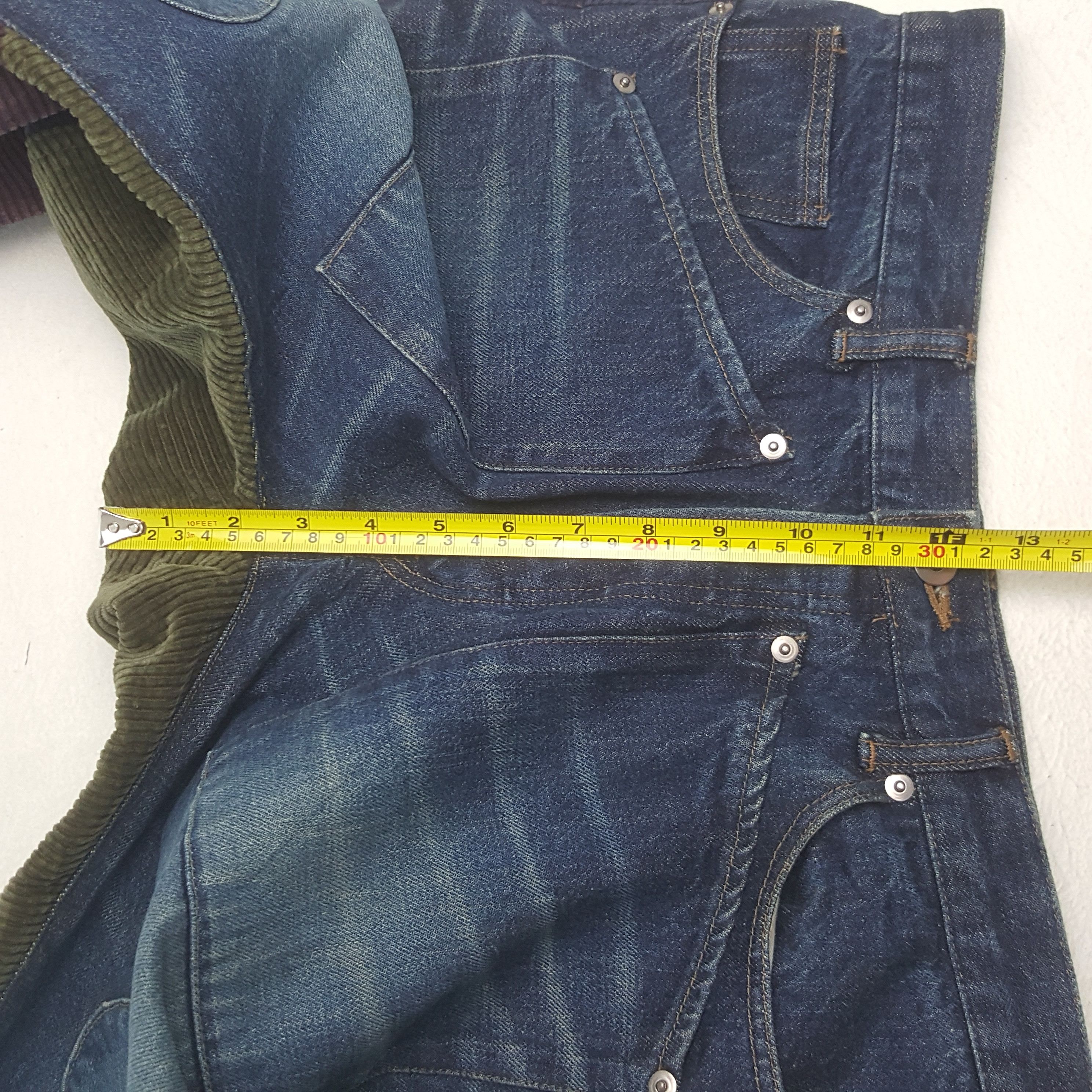 Japanese Brand Vintage Waste Twice Japanese Brand Denim Jeans RR27 Size US 32 / EU 48 - 10 Thumbnail