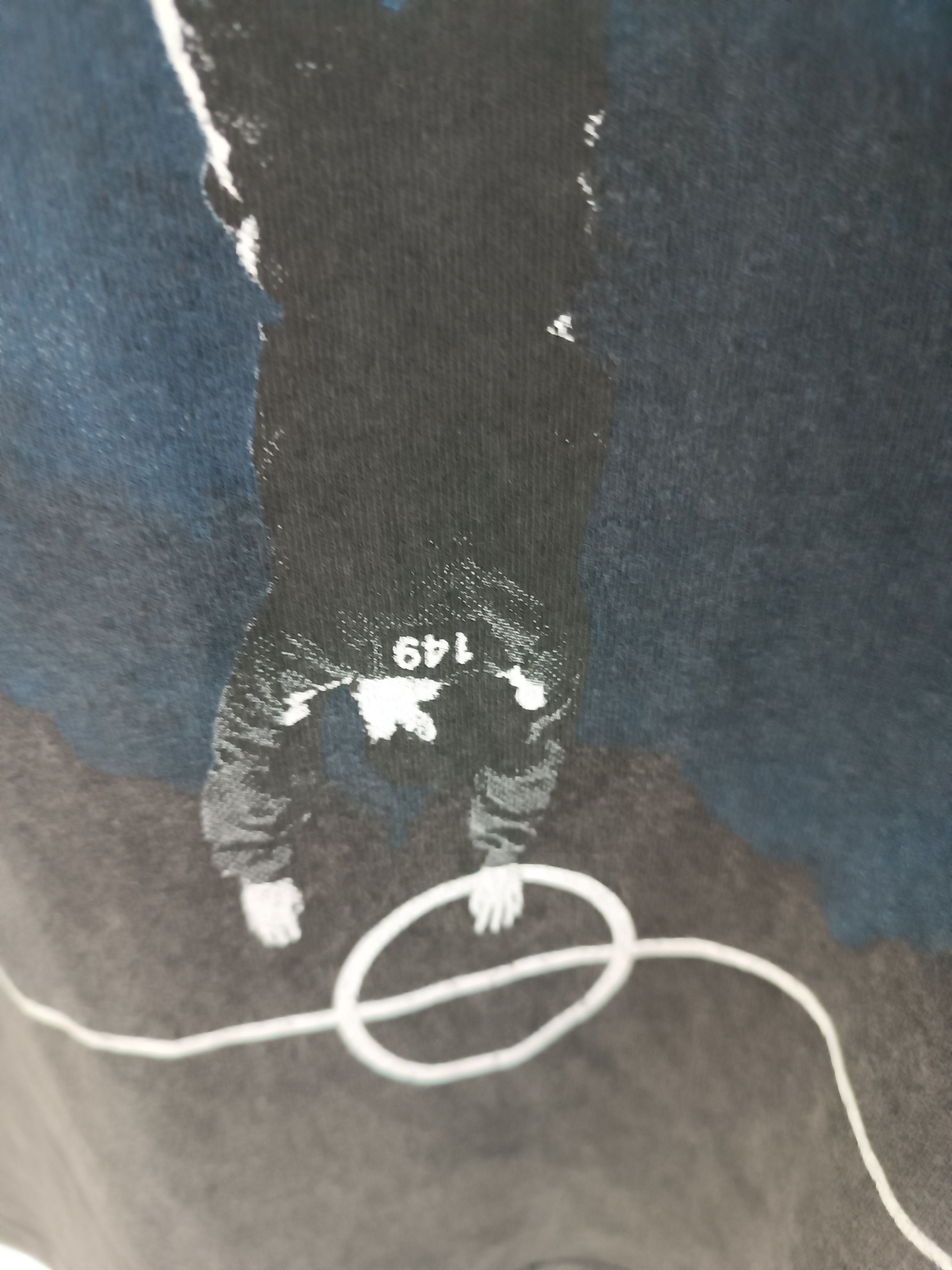 Vintage VINTAGE SQUID GAME X GOAT CREW FADED STYLE TEE HORROR CRIME Size US L / EU 52-54 / 3 - 18 Thumbnail