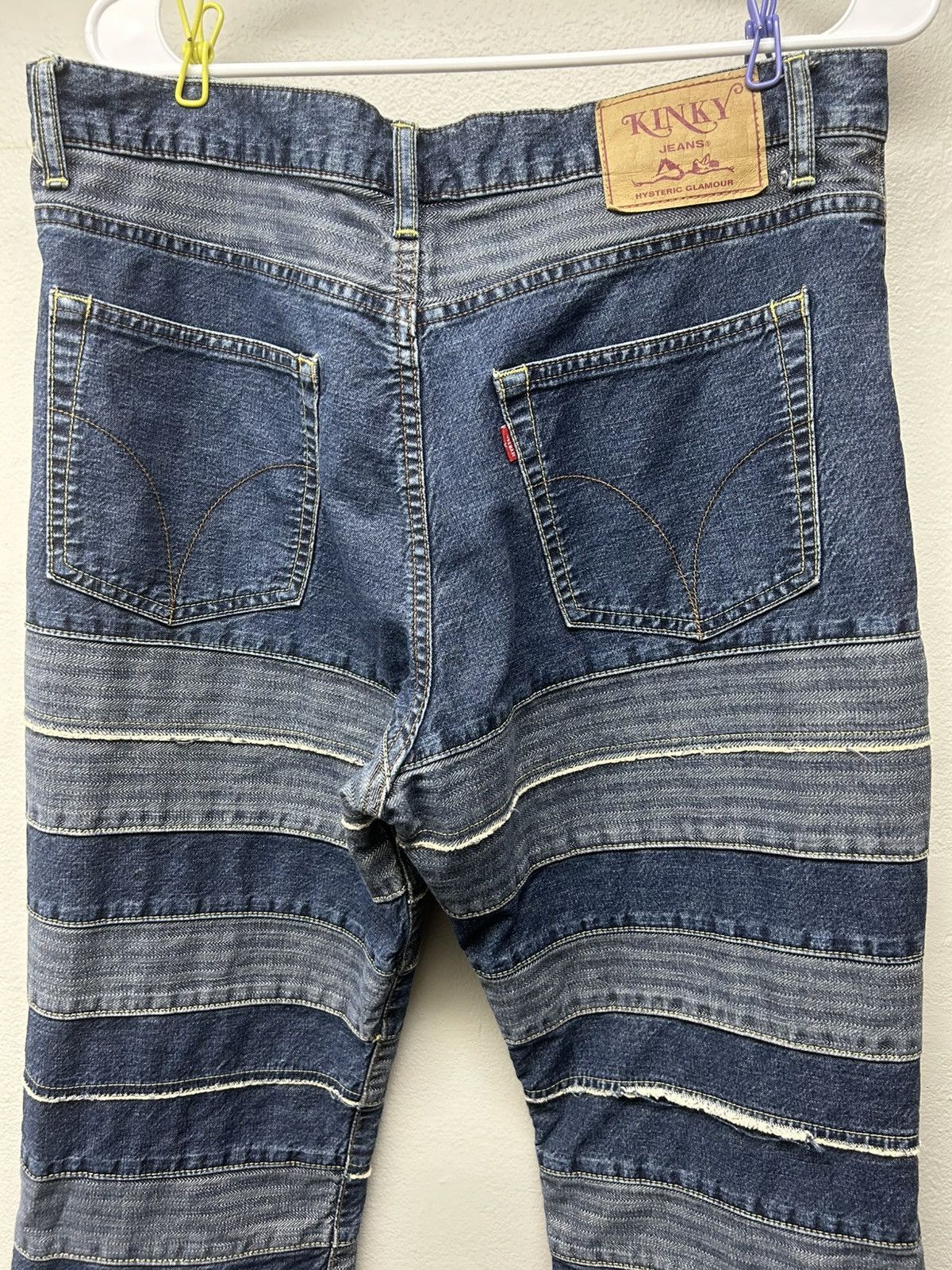 Hysteric Glamour Hysteric Glamour Paneled Denim Hagi Kinky Jeans Size US 34 / EU 50 - 10 Thumbnail