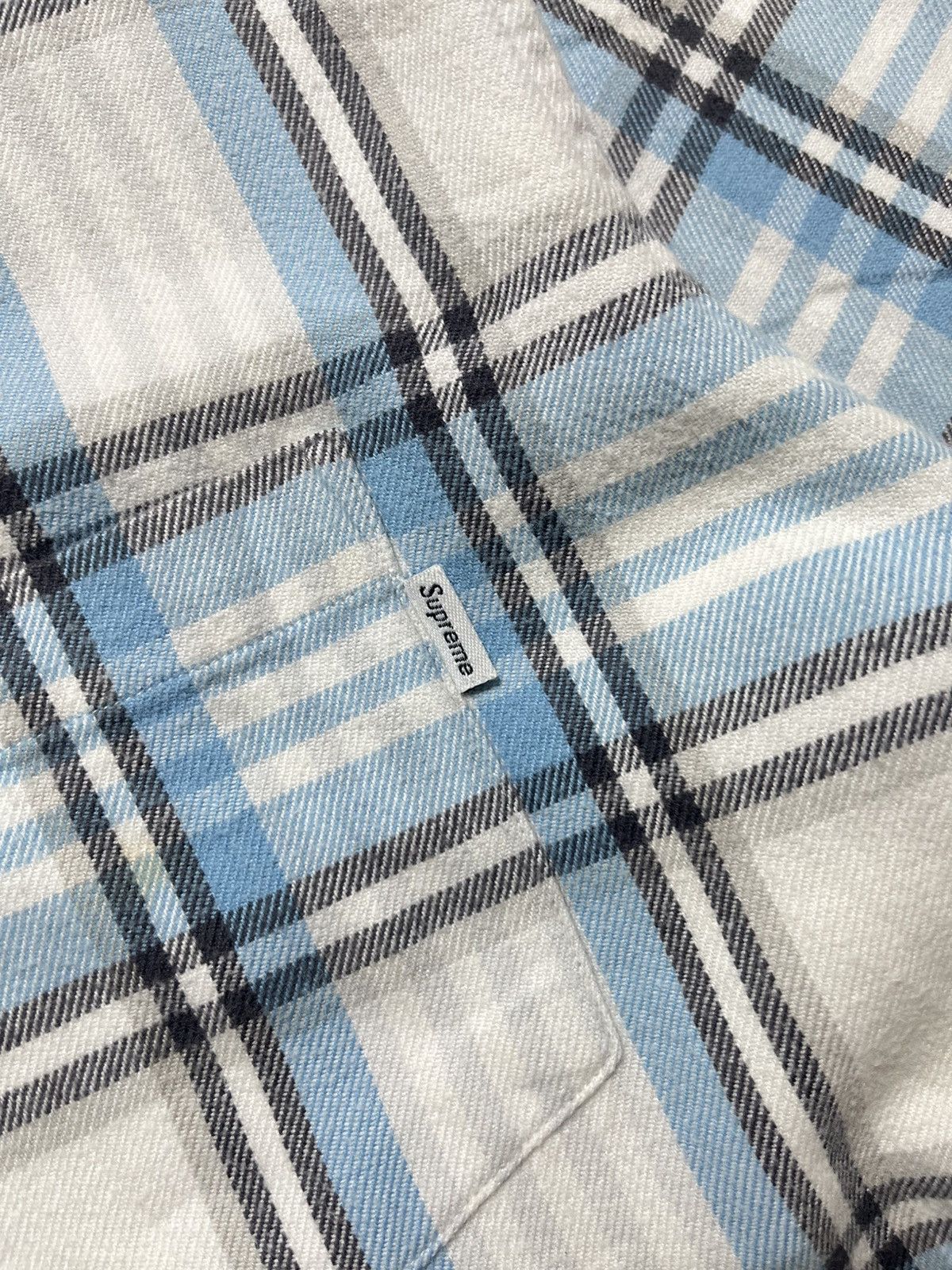 Supreme ❌SOLD❌Supreme plaid flannel shirt Size US L / EU 52-54 / 3 - 6 Thumbnail