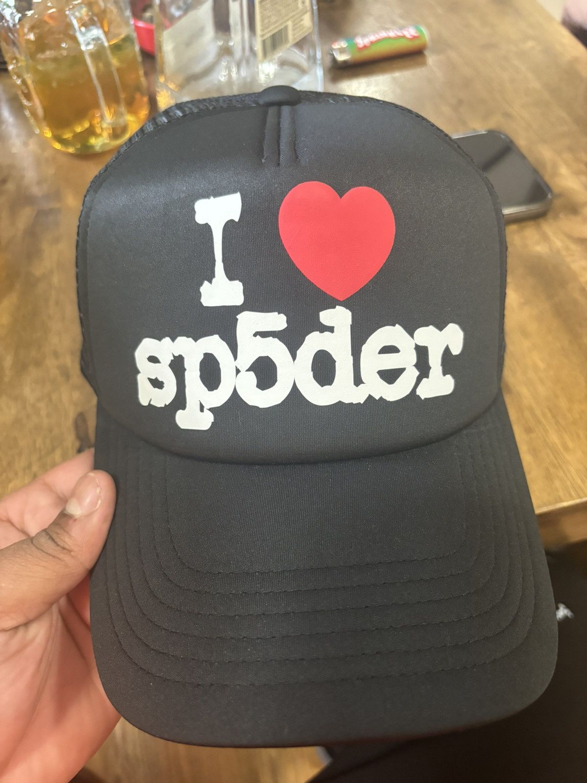 image of Spyder Trucker Hat in Black, Men's