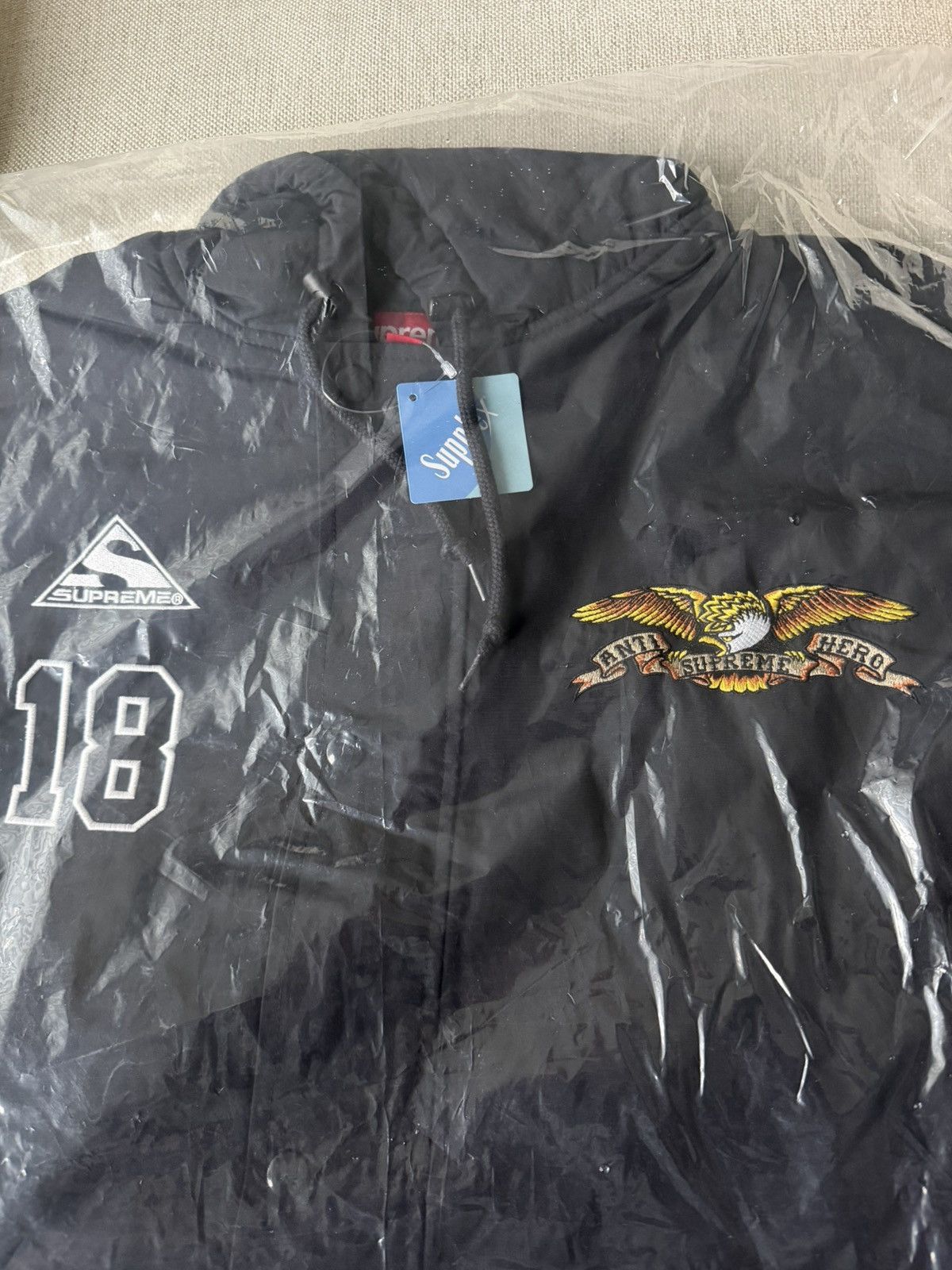 Antihero × Supreme Supreme FW25 ANTIHERO Stadium Jacket Size XL DS Size US XL / EU 56 / 4 - 4 Thumbnail