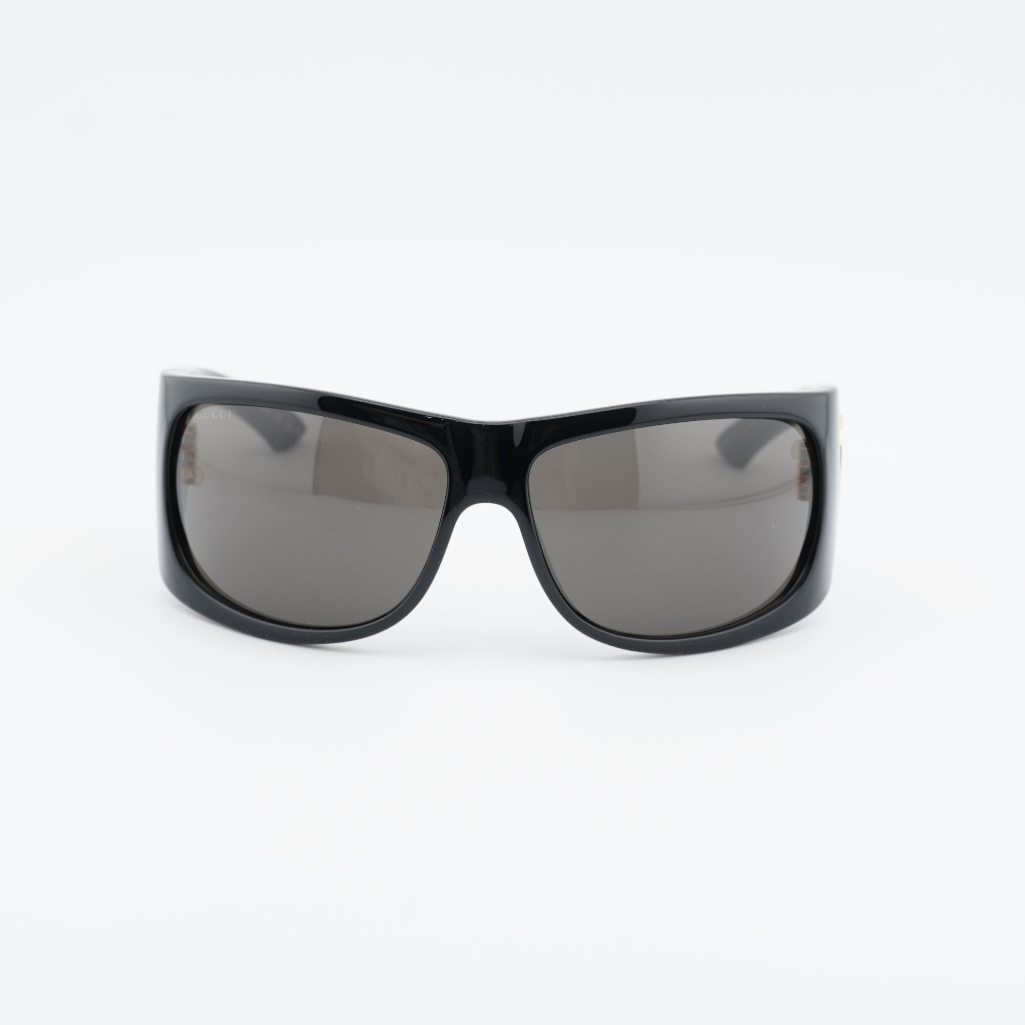 Gucci Gucci GG2170S 001 Sunglasses Black Rectangle Frame Size ONE SIZE - 5 Thumbnail