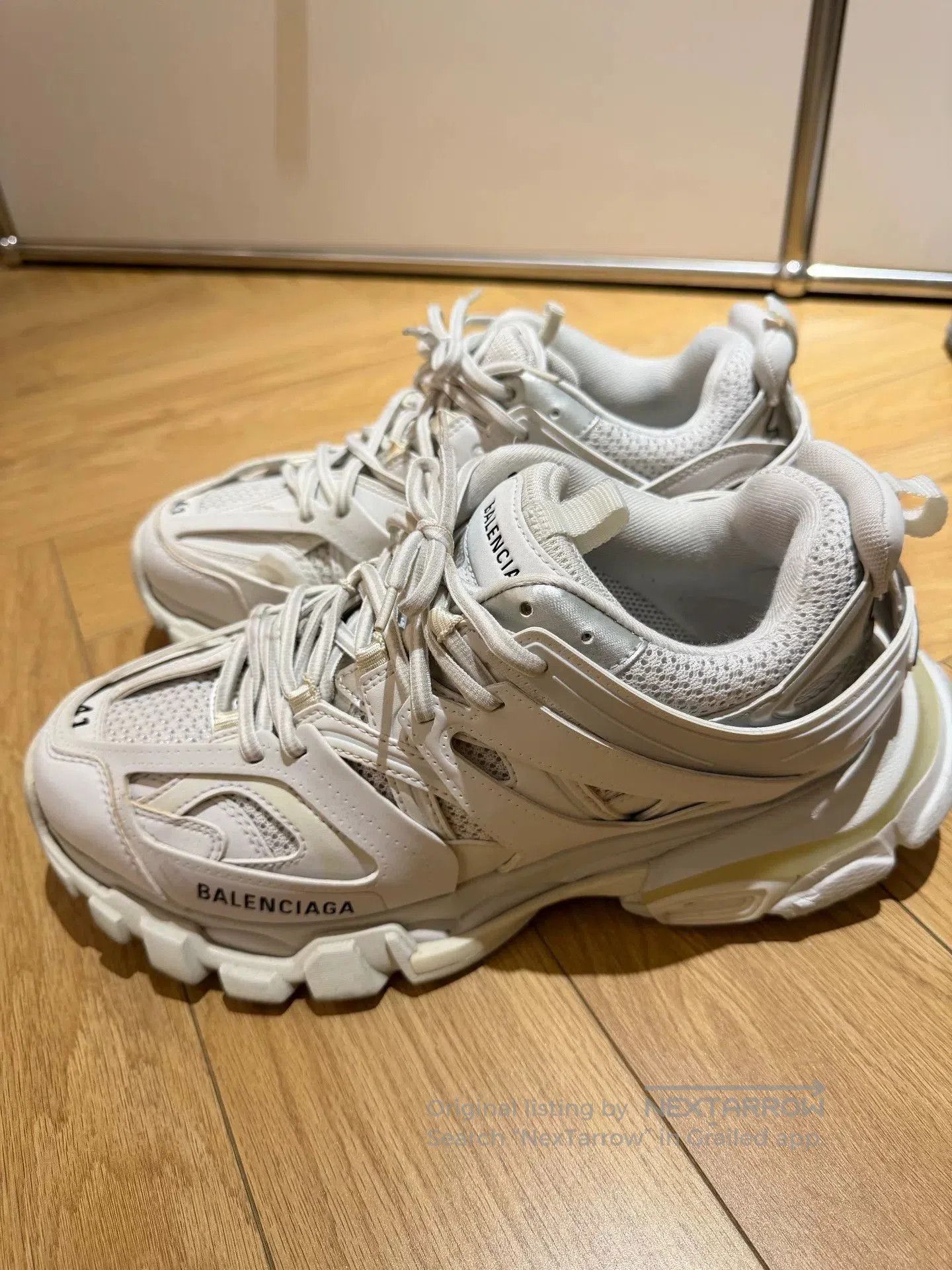 Balenciaga balenciaga track sneakers in pure white. Size US 10 / EU 43 - 2 Thumbnail