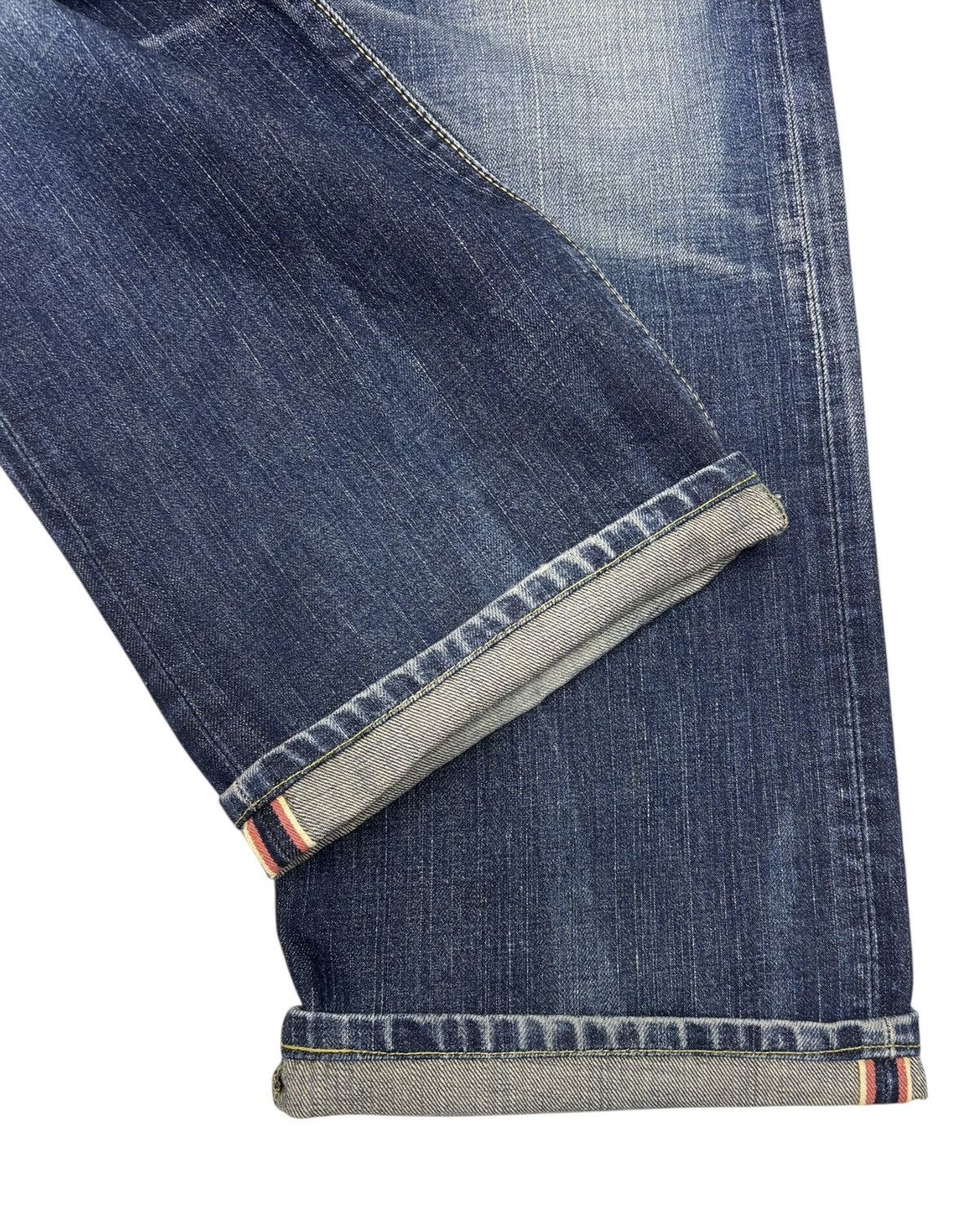 Edwin × If Six Was Nine × Le Grande Bleu (L.G.B.) 🔥VINTAGE EDWIN 505z SELVAGE DENIM MADE IN JAPAN BAGGY JEANS Size US 41 - 4 Thumbnail