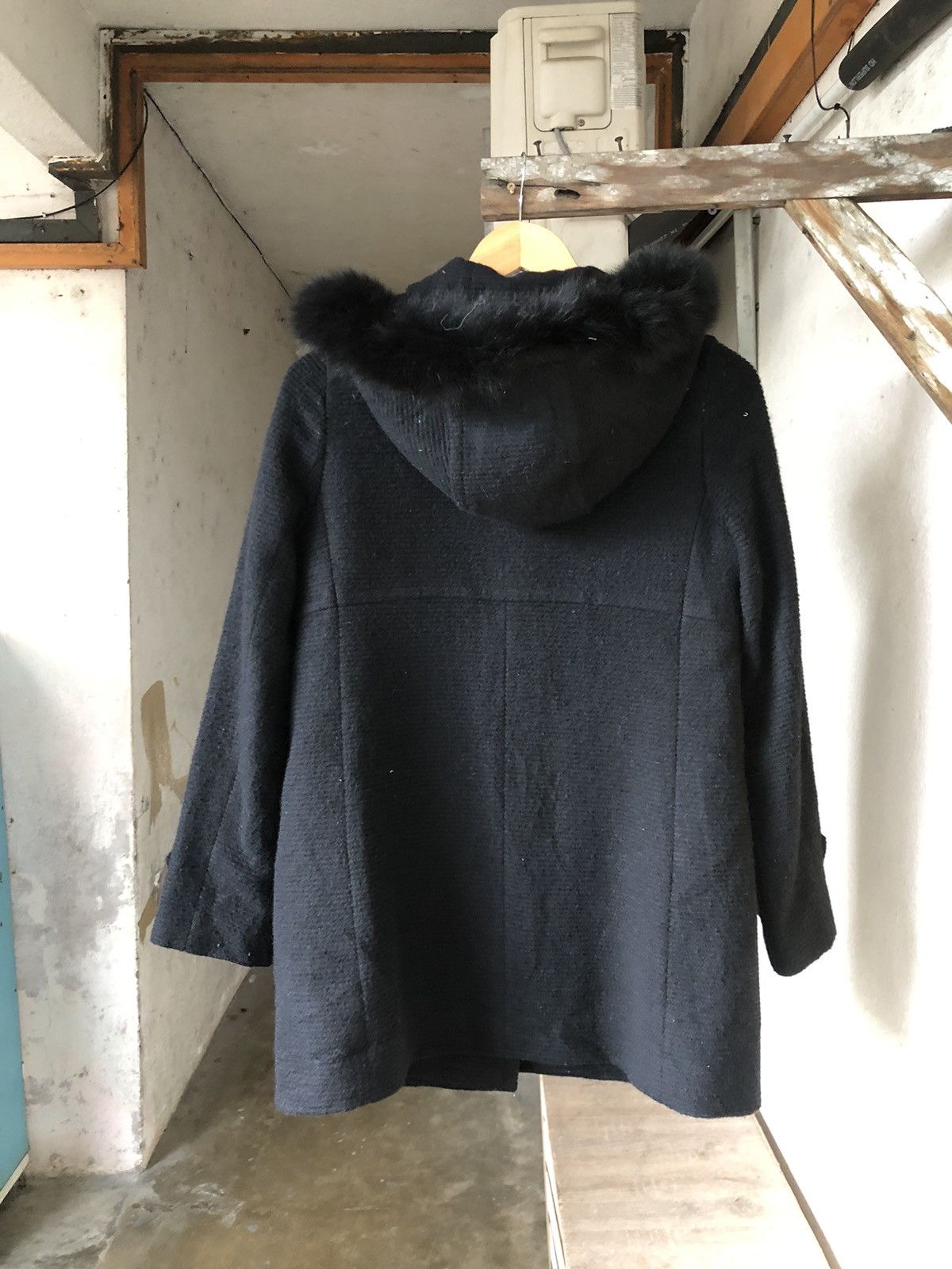 Yohji Yamamoto Ined by Yohji Yamamoto Wool Blend Winter Duffle Coat Hoodie Size M / US 6-8 / IT 42-44 - 11 Thumbnail
