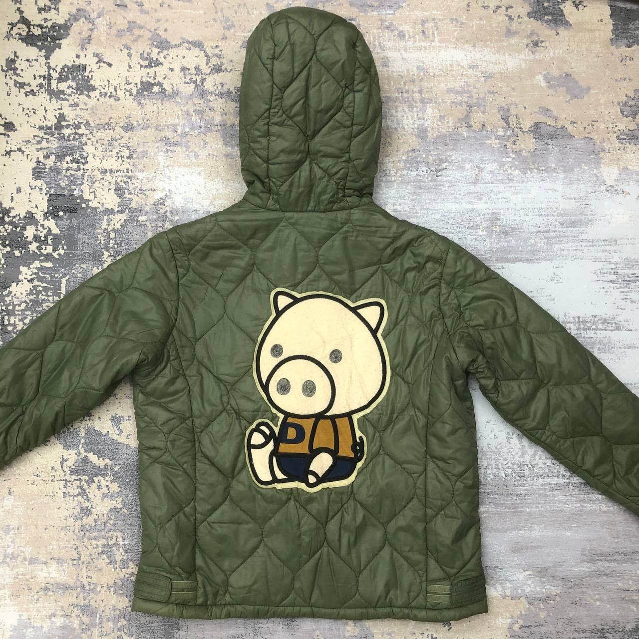 Japanese Brand Y88. JAPAN DRUG STORE’S PIG QUILTED DOWN JACKET Size XS / US 0-2 / IT 36-38 - 1 Thumbnail
