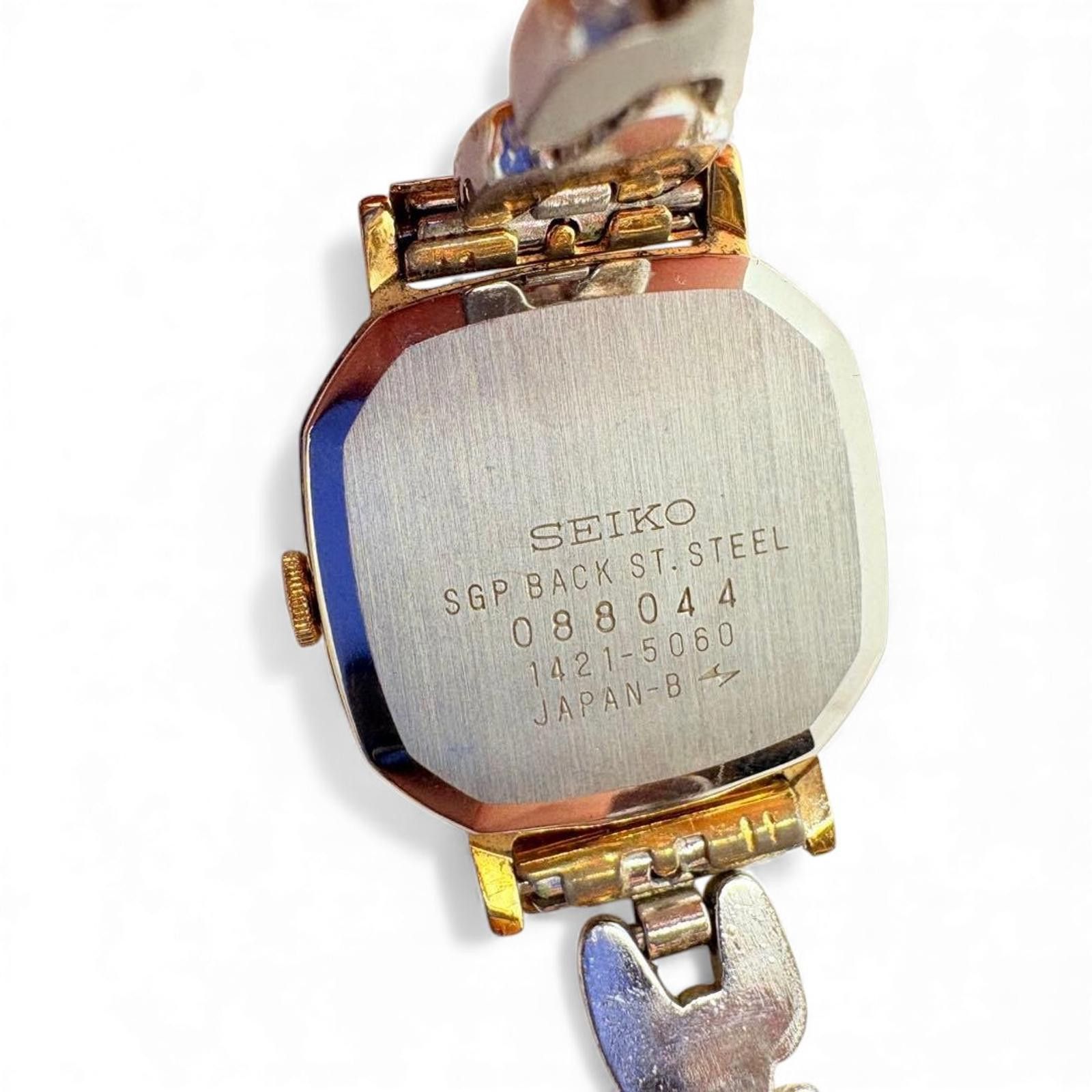 Seiko Seiko - Vintage Quartz Wristwatch Two-Tone Gold and Silver Size ONE SIZE - 4 Thumbnail