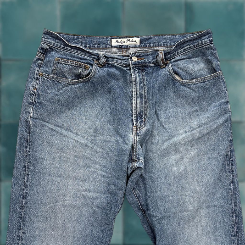 Tommy Bahama Tommy Bahama Indigo Palms Jeans Mens 40x36 Denim Blue Straight Preppy Casual Classic Fit Regular Zip Pocket Mens Size US 40 / EU 56 - 1 Thumbnail