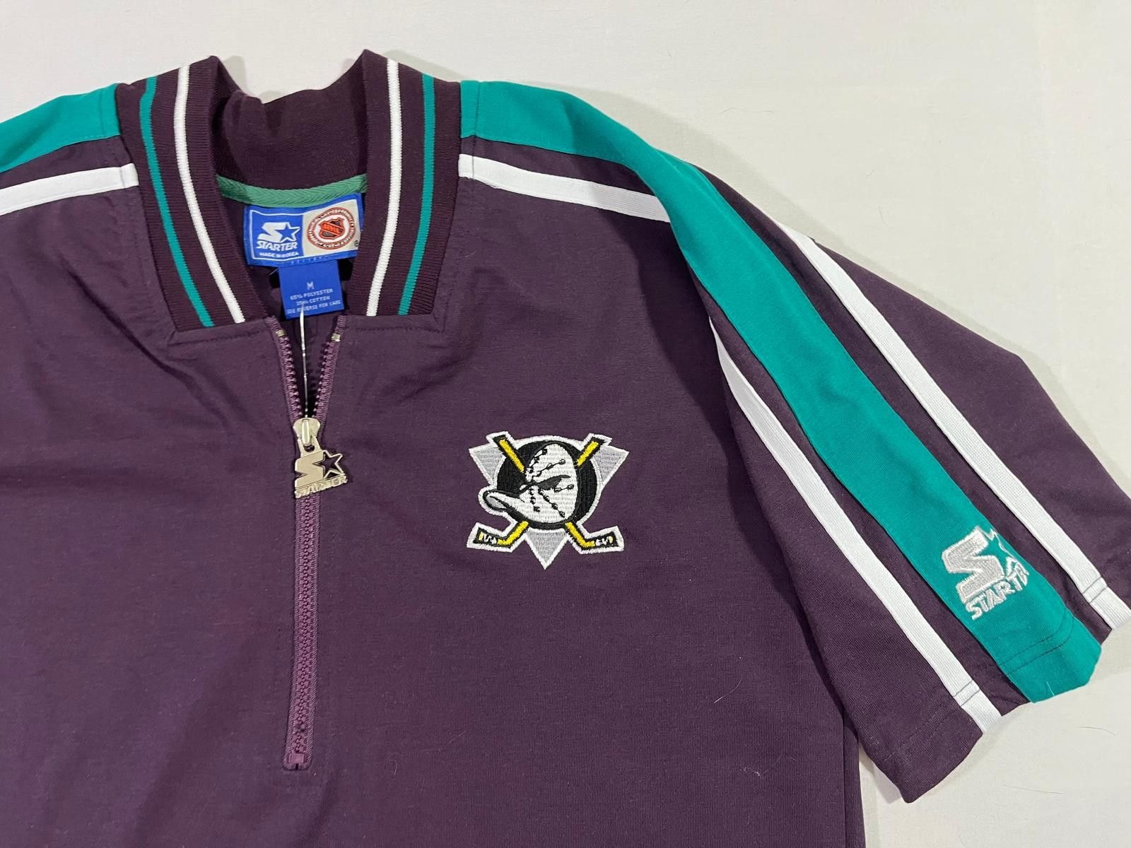 Starter GRAIL 90s Mighty Ducks Starter Zip XL Disney Korea Hockey Size US XL / EU 56 / 4 - 6 Thumbnail