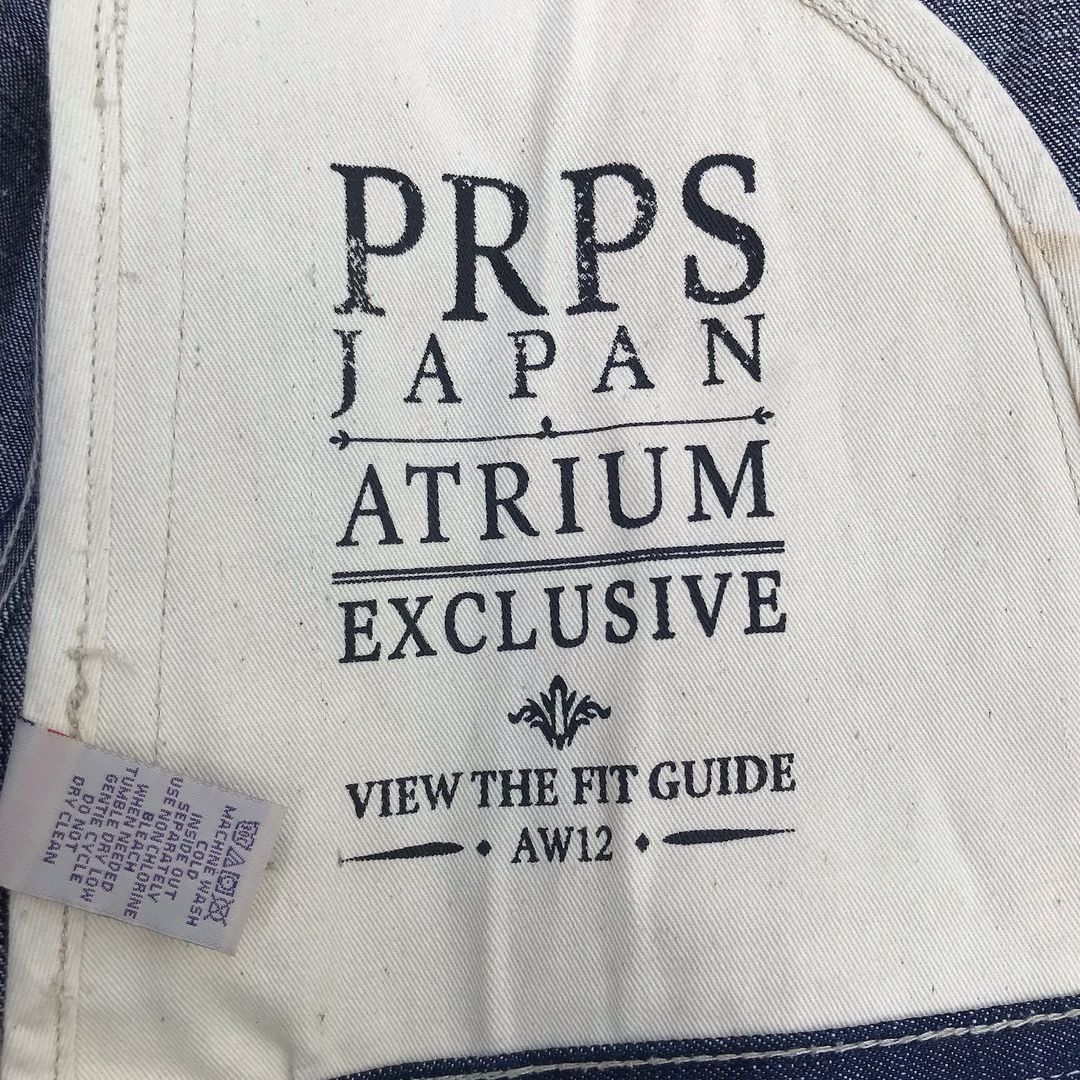 Japanese Brand × Prps × Vintage PRPS Jacket Denim AW 2012 Size US L / EU 52-54 / 3 - 3 Thumbnail