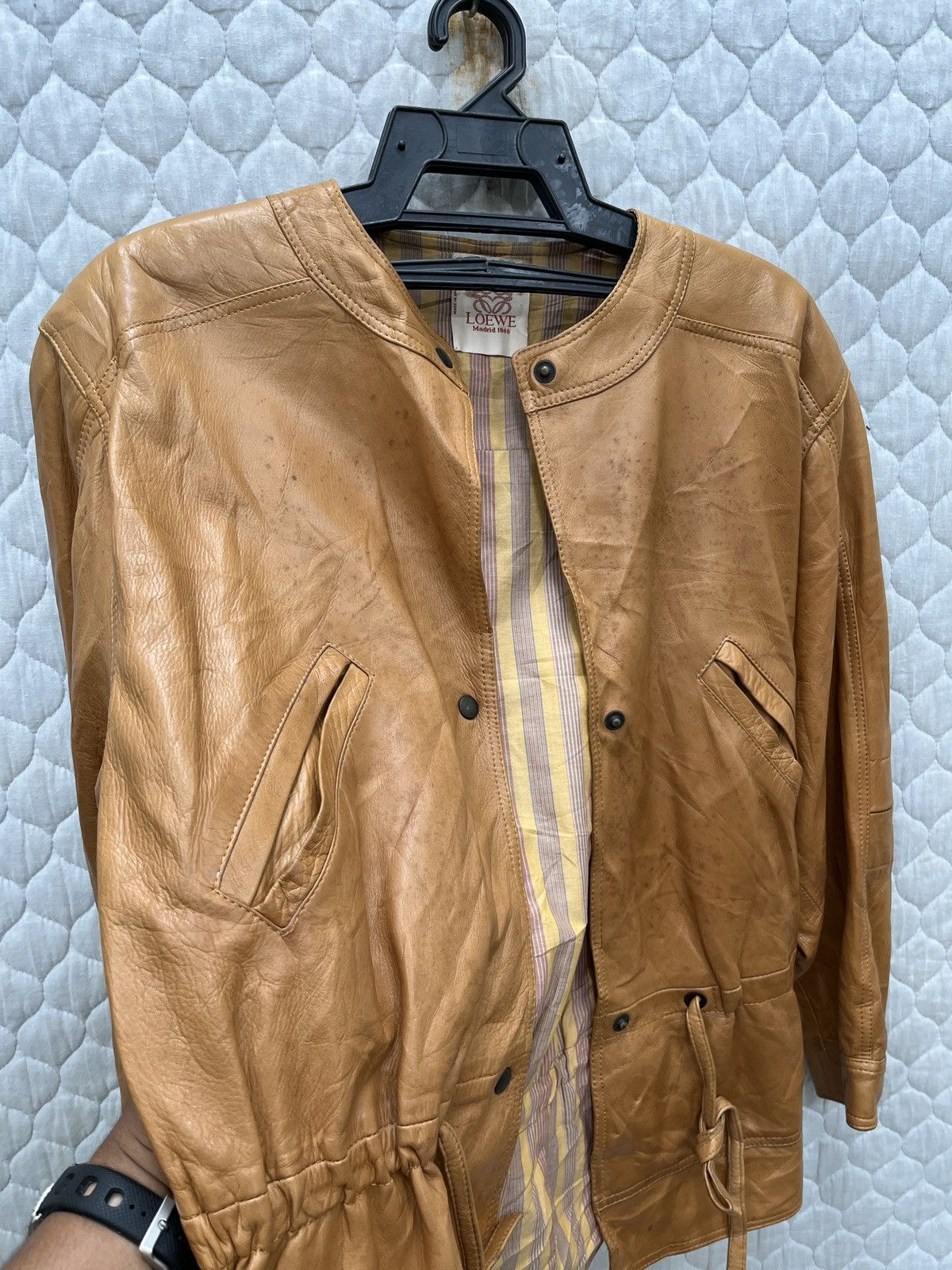 Loewe 🔥🔥🔥STEALS LOEWE LEATHER JACKET Size S / US 4 / IT 40 - 11 Thumbnail