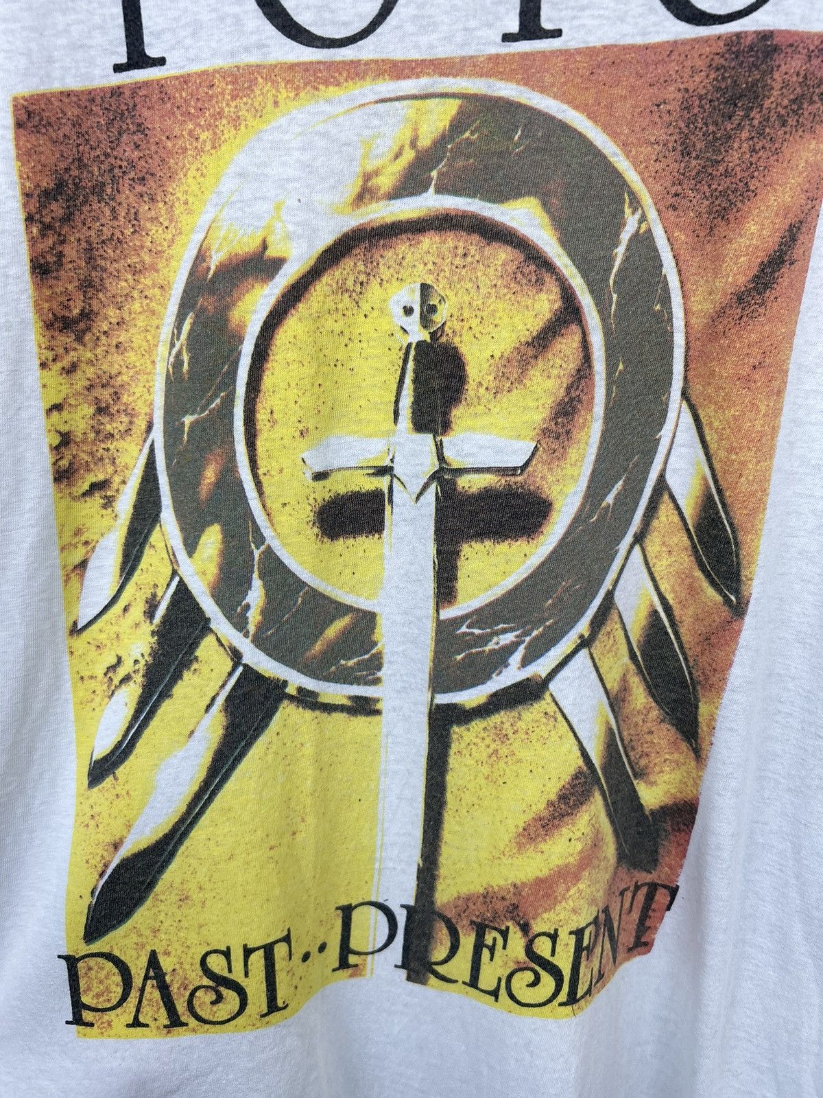 Band Tees × Vintage Vintage 90s TOTO Past Present Tour T shirt Size US L / EU 52-54 / 3 - 10 Thumbnail