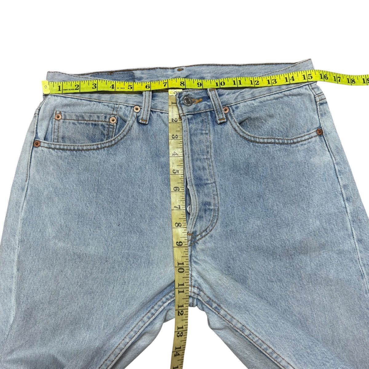 Levi's Vintage Levis 501 Faded Blue Jeans Size US 31 - 16 Thumbnail