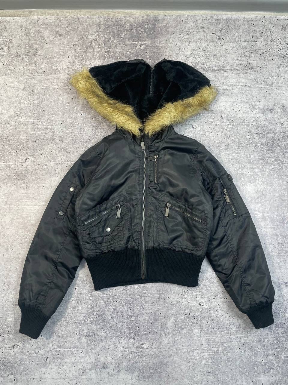 Hysteric Glamour Vintage IfSixWasNine Alaska Faux Fur Style Bomber Jacket Y2K Size L / US 10 / IT 46 - 5 Thumbnail