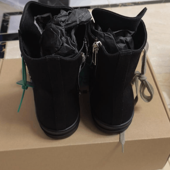 Rick Owens Drkshdw Rick Owens Hi-Top Sneakers Size US 8 / EU 41 - 3 Thumbnail