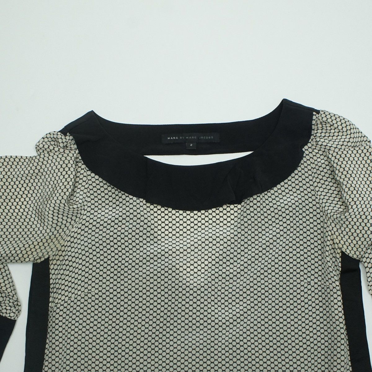 Marc Jacobs *NoTariff Marc Jacobs Dot Pattern LS Dress Size ONE SIZE - 6 Thumbnail