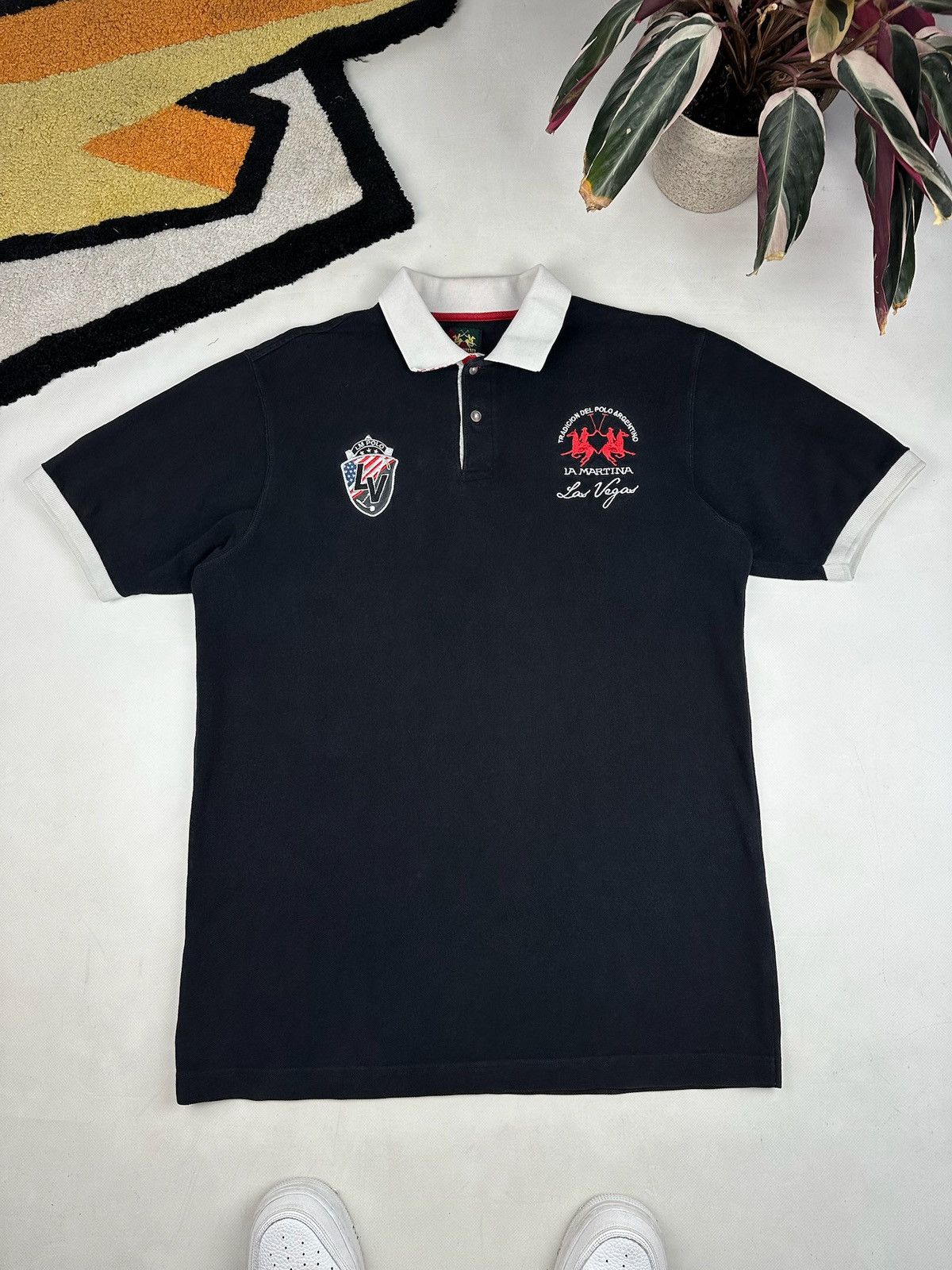 La Martina × Vintage Vintage La Martina Polo T-Shirt Las Vegas rare Size US XXL / EU 58 / 5 - 1 Thumbnail