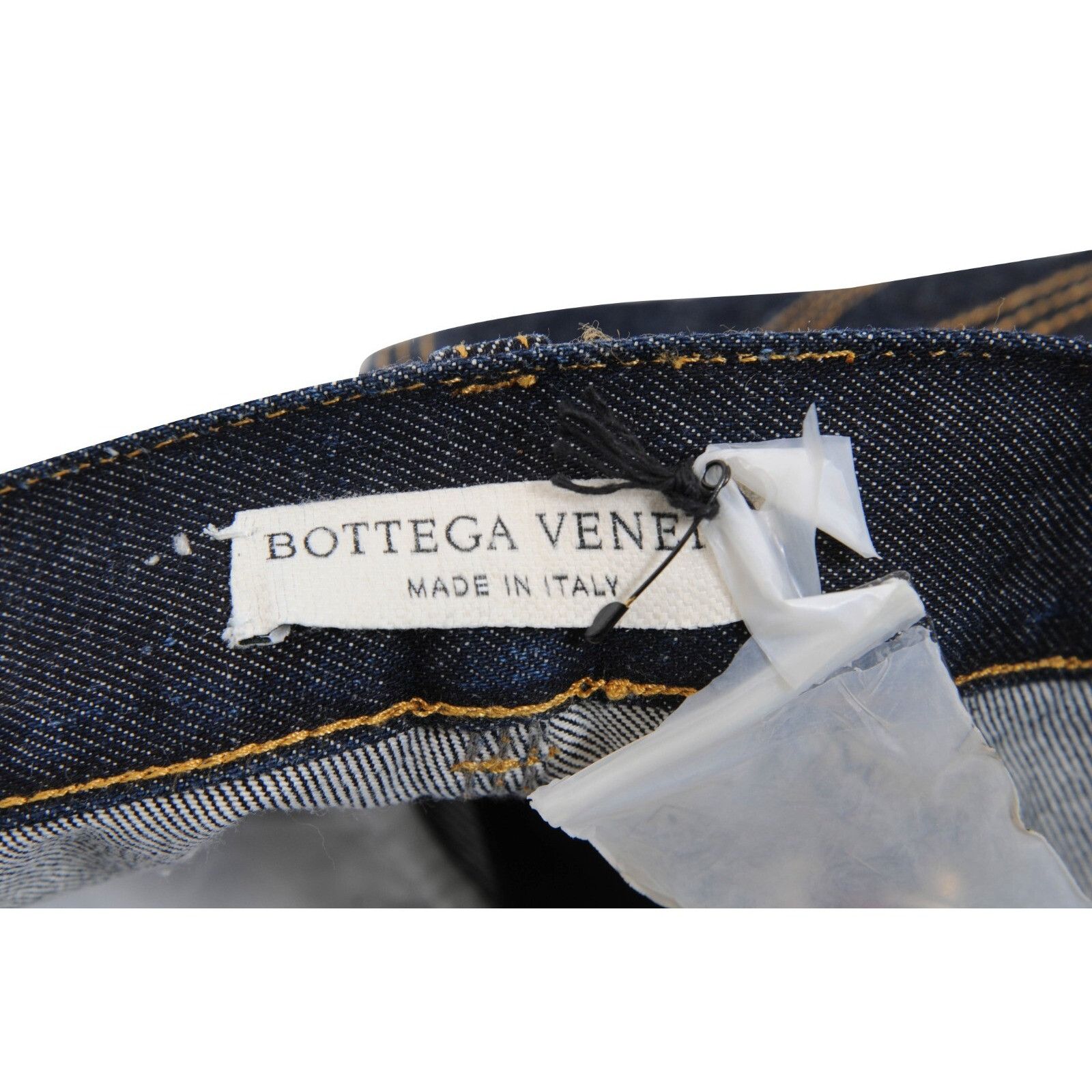 Bottega Veneta High Waist Jeans Blue Indigo Wide Leg Denim Size 26" / US 2 / IT 38 - 7 Thumbnail