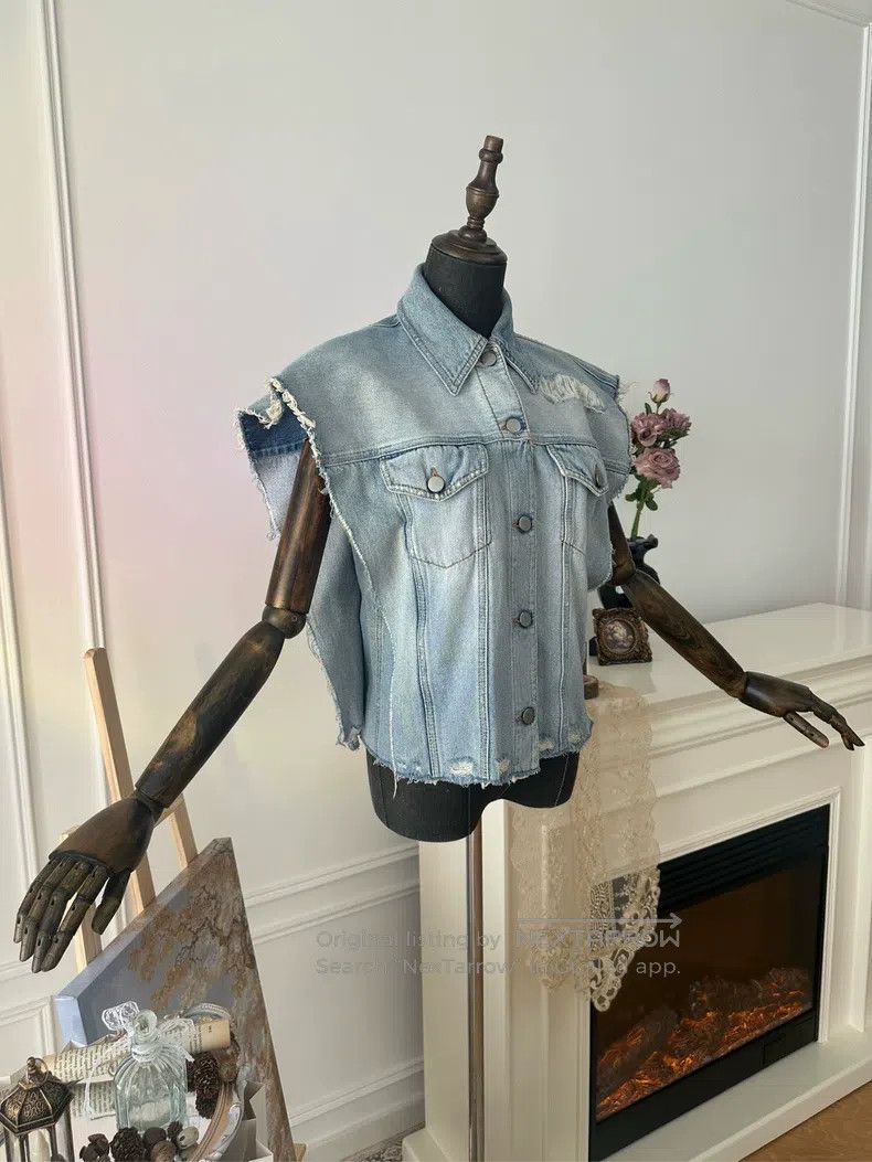 Maison Margiela Maison Margiela Broken and old detachable sleeve denim jac Size XS / US 0-2 / IT 36-38 - 6 Thumbnail