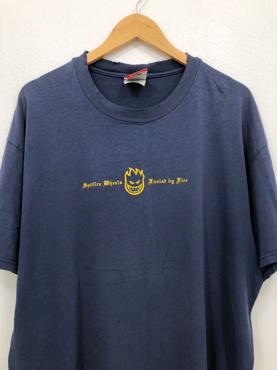 Spitfire × Vintage Vintage 90's Spitfire Wheel shirt wts01 Size US XL / EU 56 / 4 - 1 Thumbnail