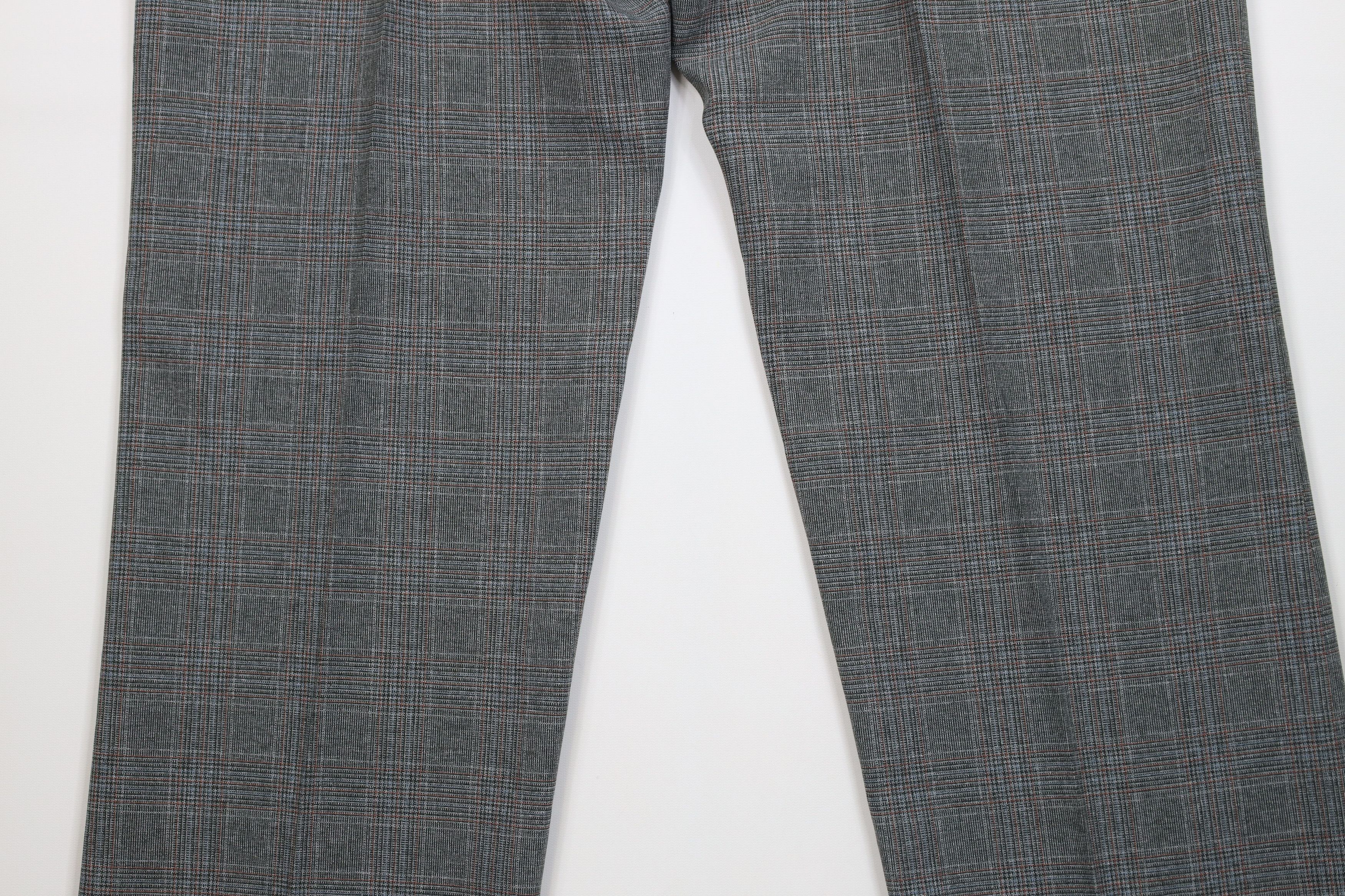 Vintage Vintage 70s Wide Leg Chino Pants Houndstooth Plaid USA Size US 42 / EU 58 - 11 Thumbnail