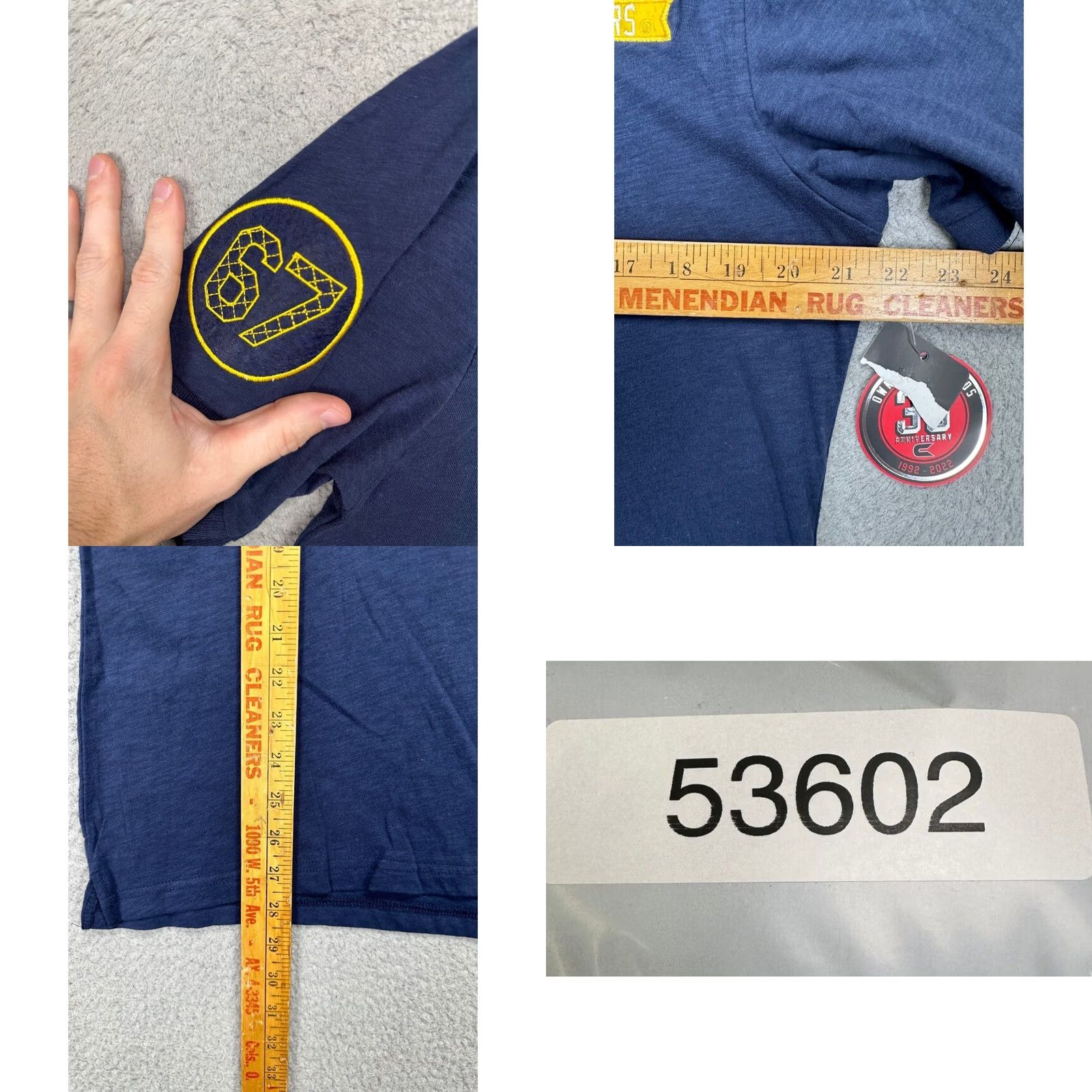Vintage Colosseum West Virginia Mountaineers Polo Shirt Mens Small Navy Blue Rugby Size US S / EU 44-46 / 1 - 8 Thumbnail