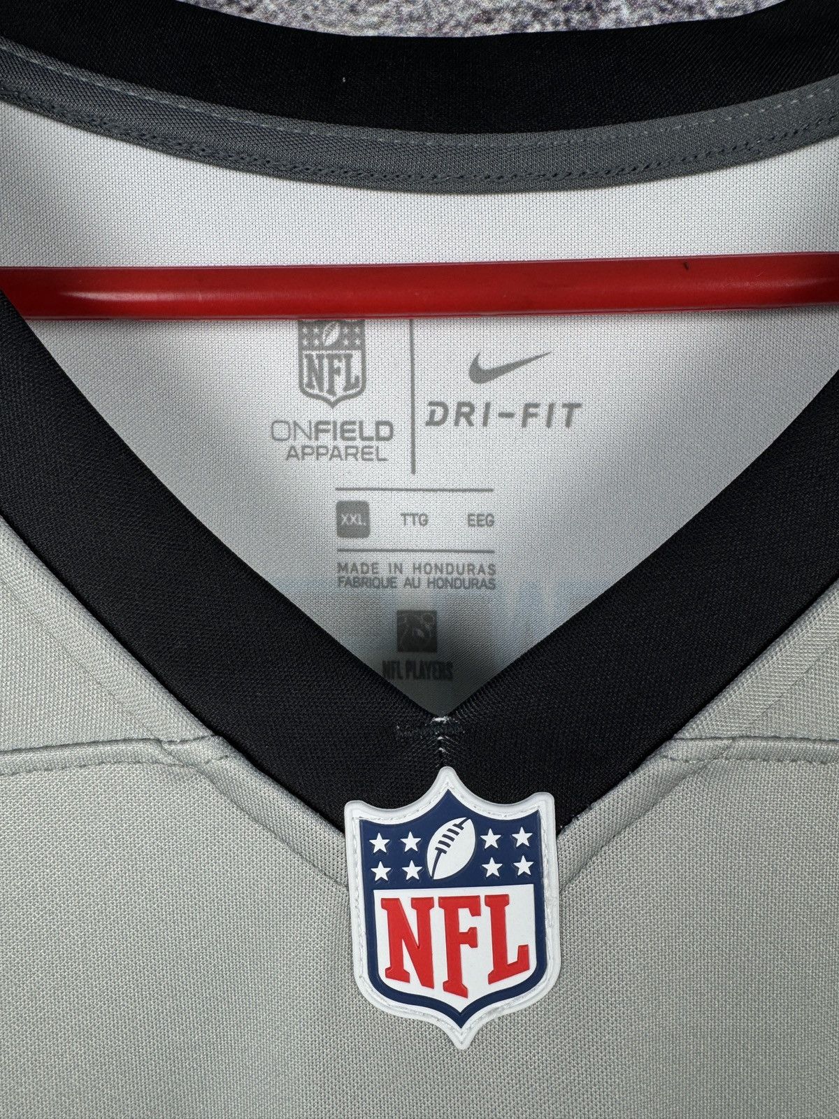 Nike Nike NFL Carolina Panthers Cam Newton #1 Silver Jersey Size US XXL / EU 58 / 5 - 6 Thumbnail