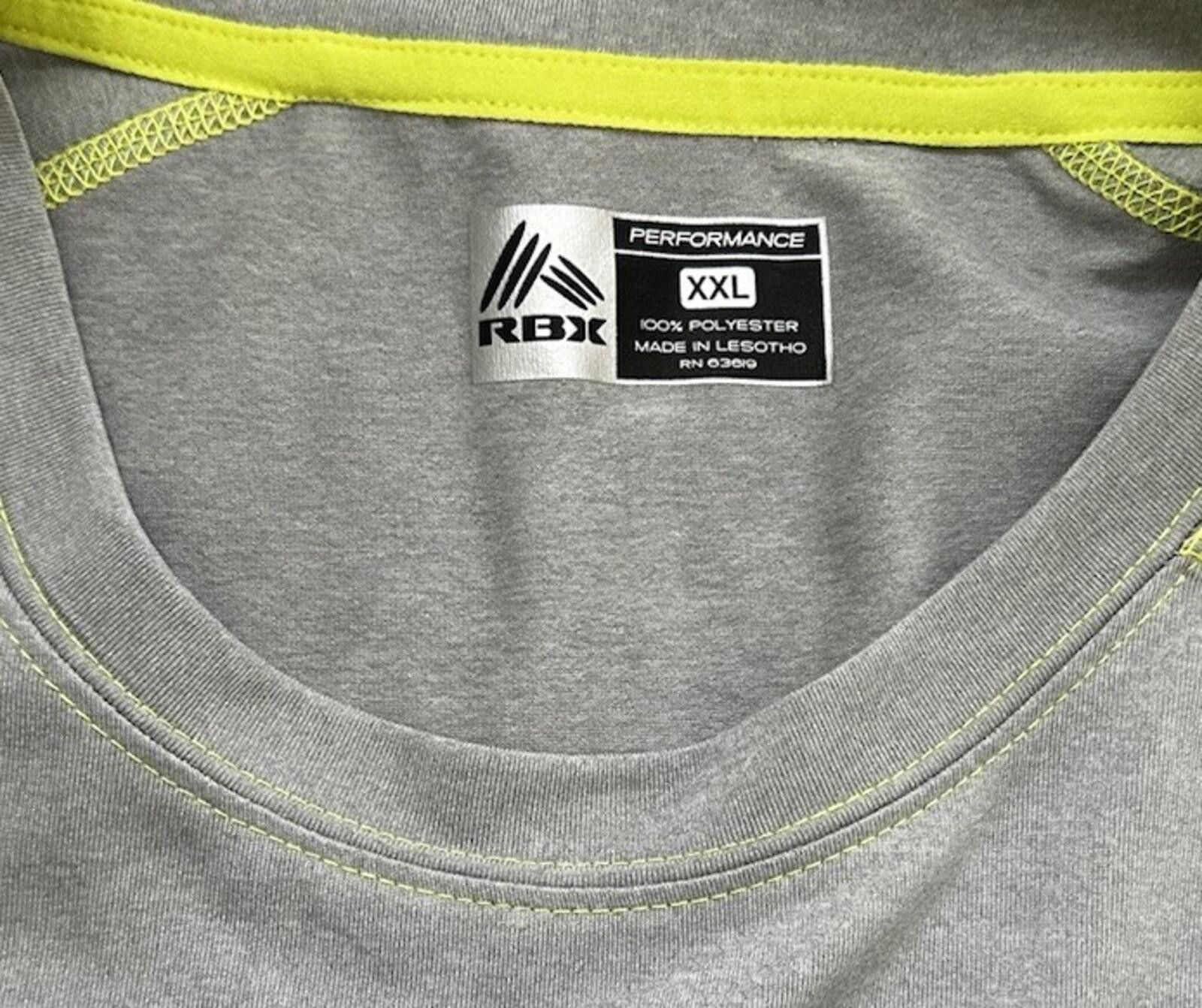 Other NWT RBX Reebox Men's Dry Fit Performance Tee Crew Gray XXL Size US XXL / EU 58 / 5 - 2 Thumbnail