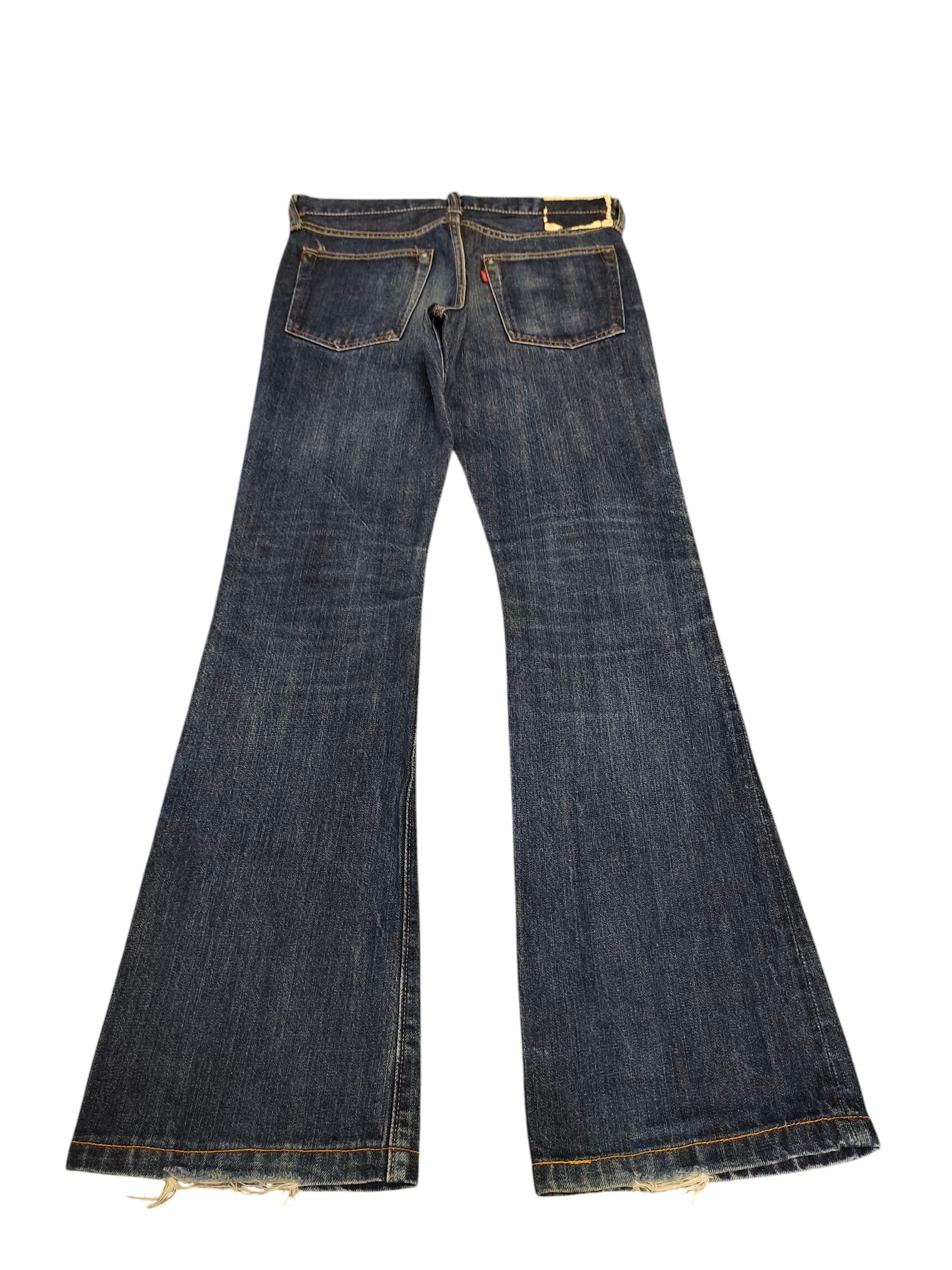 Sugar Cane Flare Jeans 90s Sugarcane Toyo Enterprise Clawmark Bootcut Size US 30 / EU 46 - 9 Thumbnail