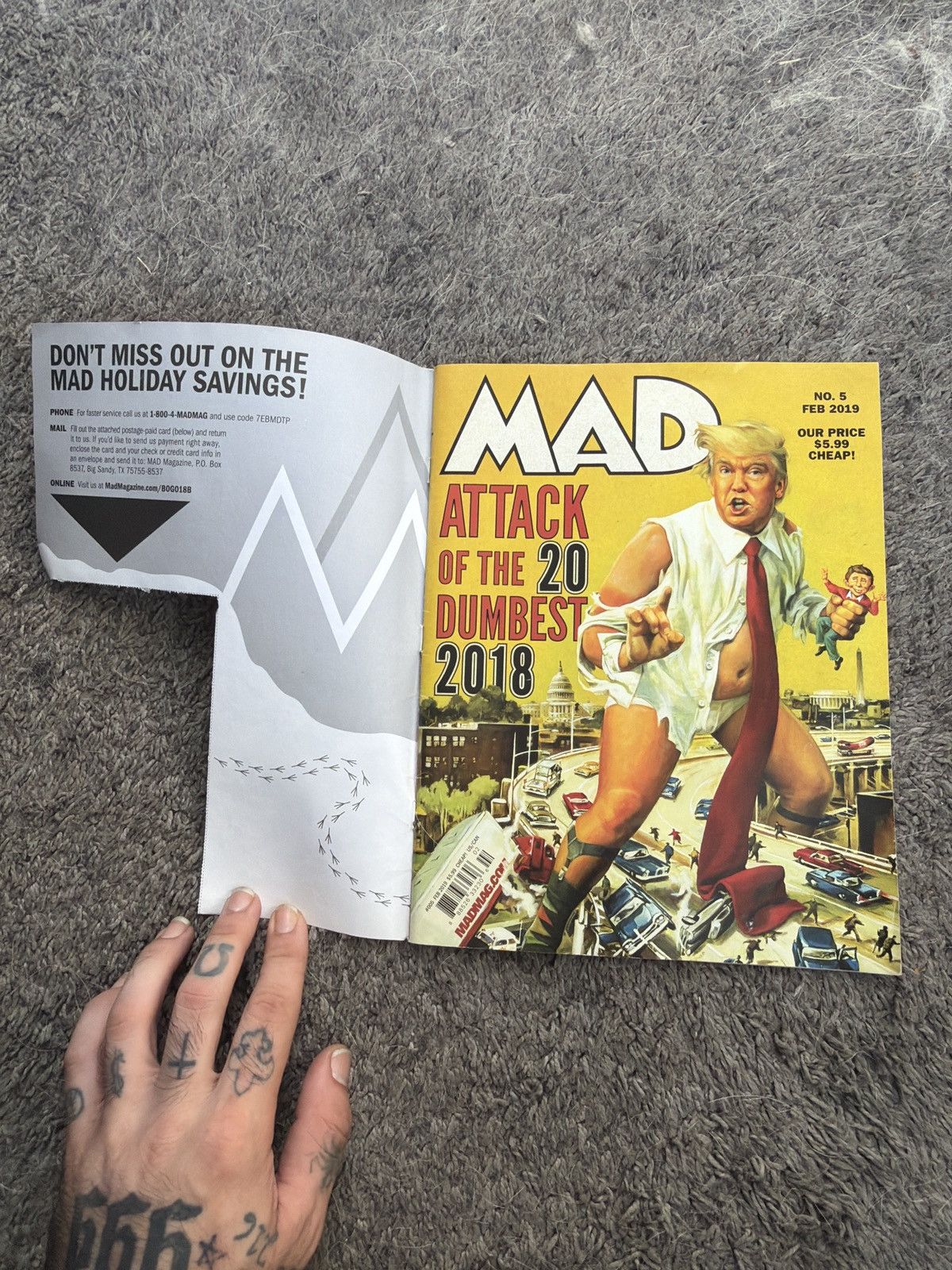 Hypebeast 2019 Mad Magazine No. 5 Size ONE SIZE - 2 Thumbnail