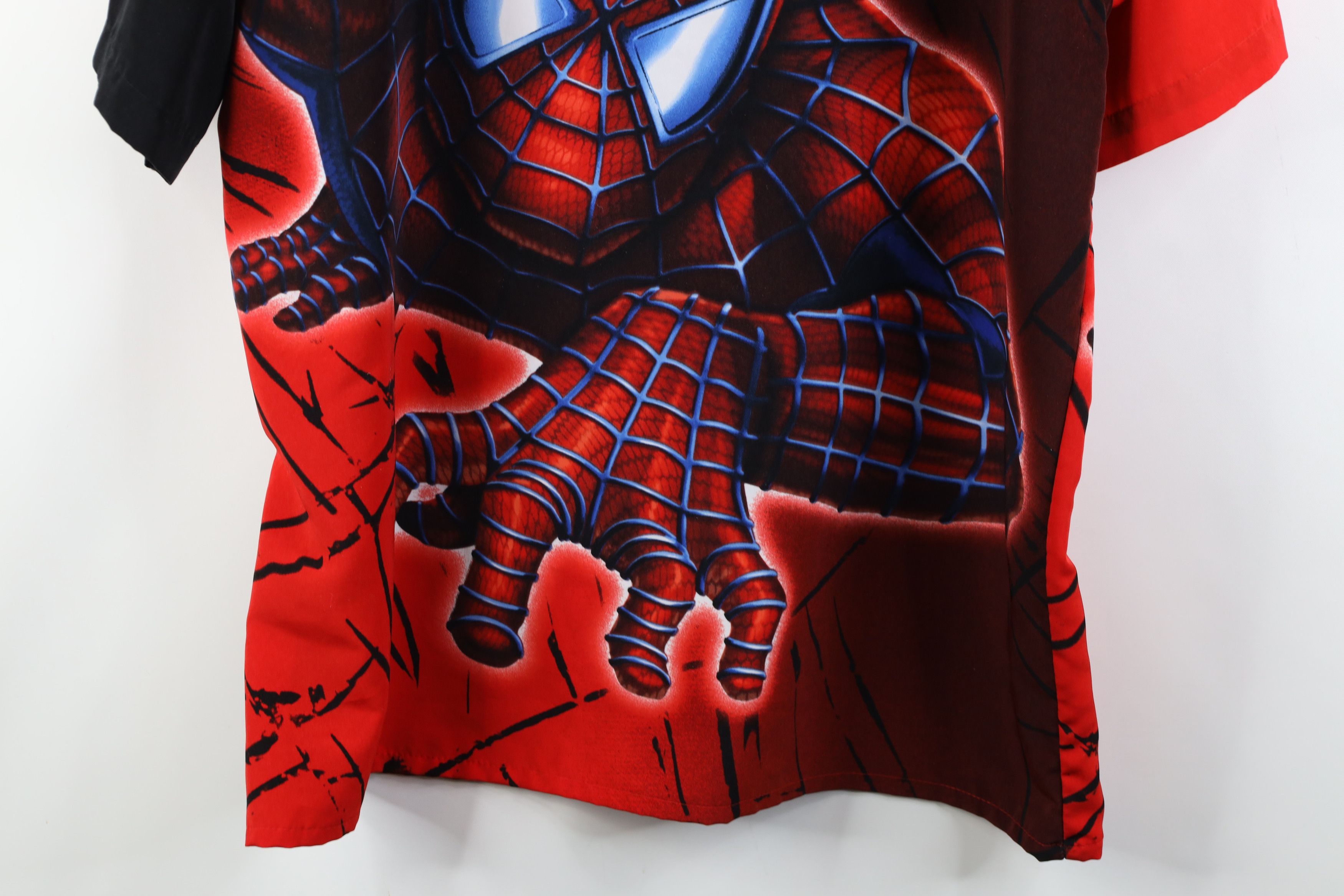 Vintage Vintage Y2K 2002 Marvel Spiderman Collared Button Shirt Size US M / EU 48-50 / 2 - 12 Thumbnail
