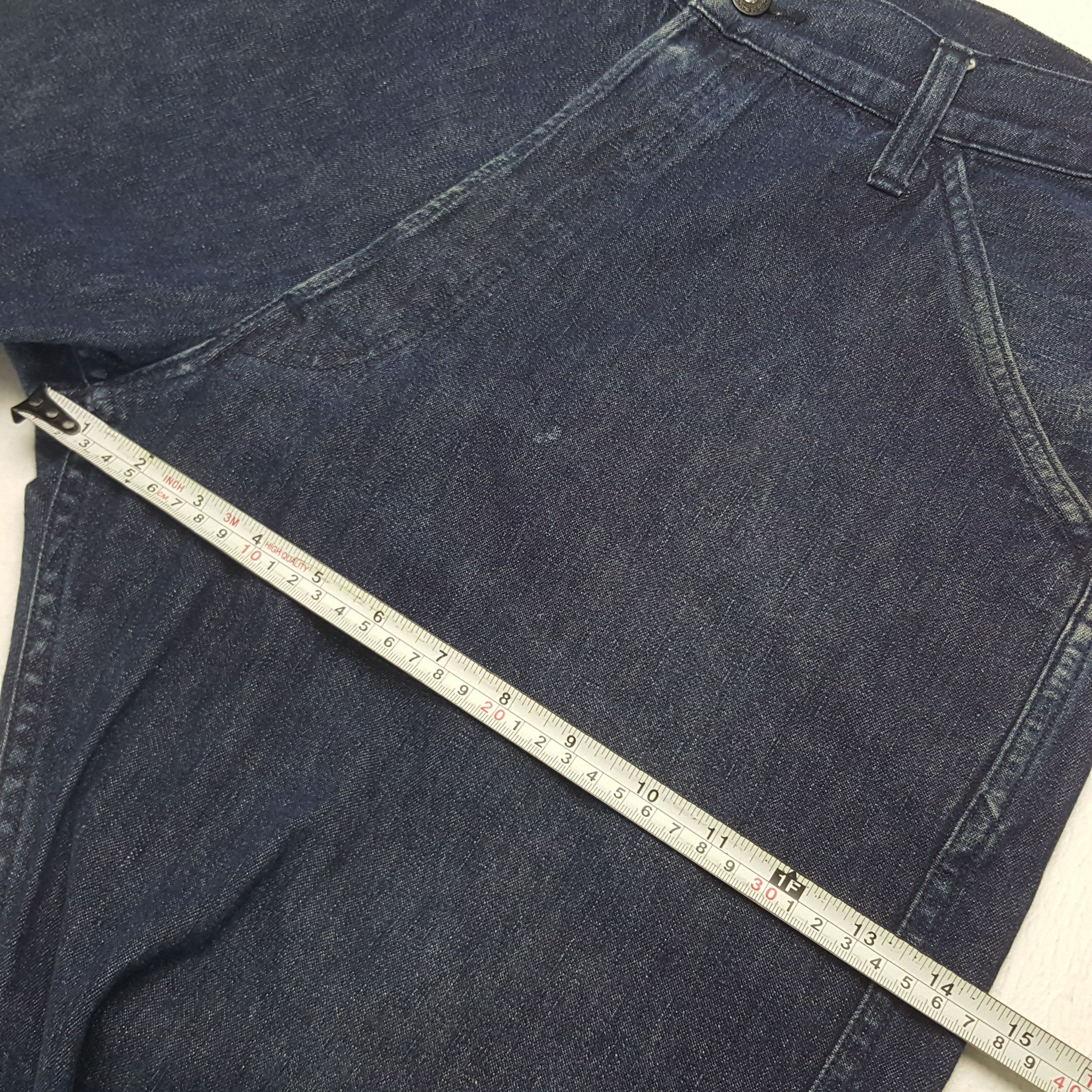 Evisu × Japanese Brand Vintage Evisu Yamane Custom Daicock Short Denim Jeans Size US 32 / EU 48 - 7 Thumbnail