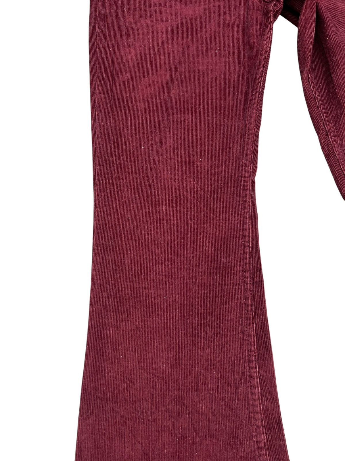 Levi's Vintage 70s Levi’s 646 Maroon Corduroy Bootcut Jeans Size US 29 - 9 Thumbnail