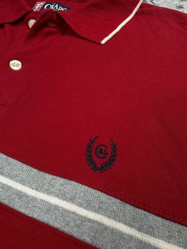 Chaps Vintage Chaps Ralph Lauren longsleeve polo shirt red L Size US L / EU 52-54 / 3 - 5 Thumbnail