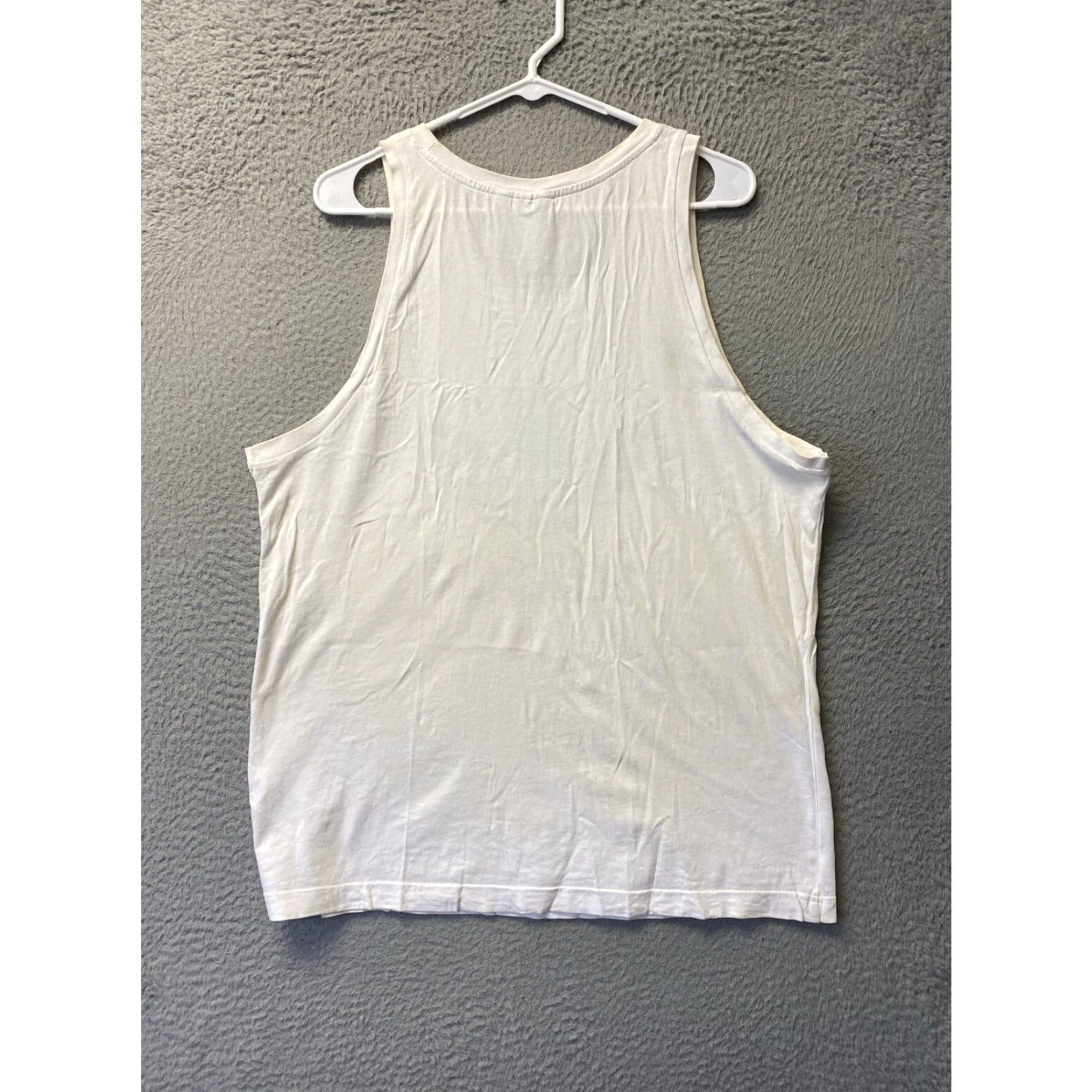 Adidas ADIDAS Tank Top Unisex Adults Large White Athletic Sports Apparel Size US L / EU 52-54 / 3 - 7 Thumbnail