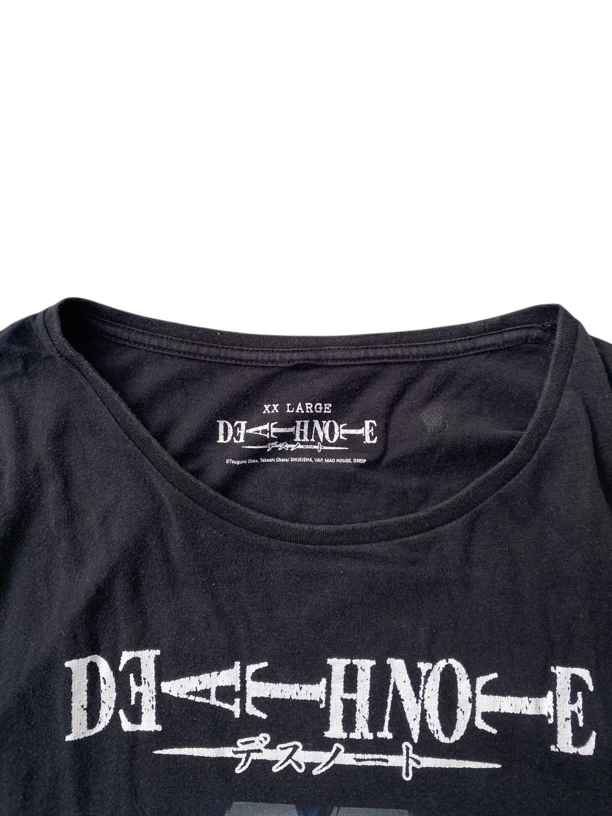 Anime Vintage Death Note Light Ryuk Tee Official Anime Promo Goth Size US XXL / EU 58 / 5 - 3 Thumbnail