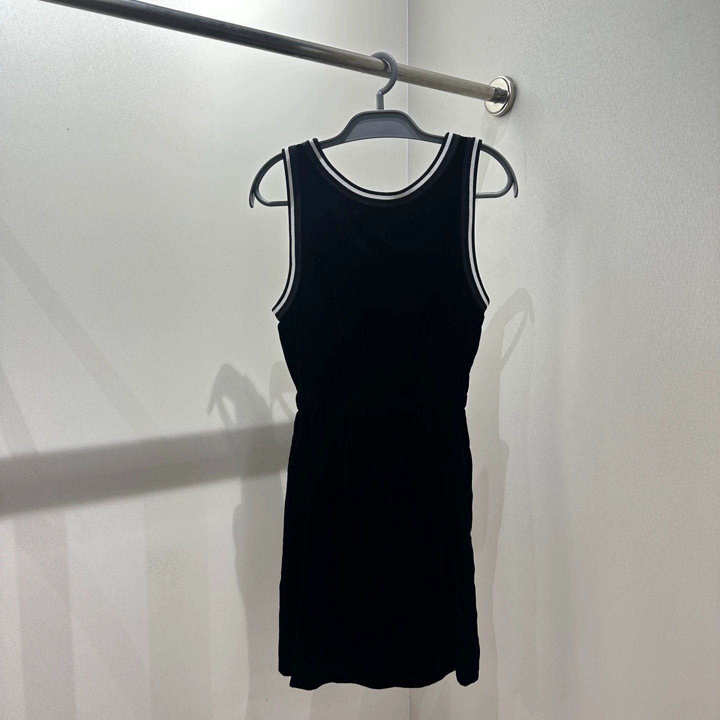 Miu Miu MIU MIU women's apr70 velvet slogan waist dress 36 Size XS / US 0-2 / IT 36-38 - 2 Thumbnail