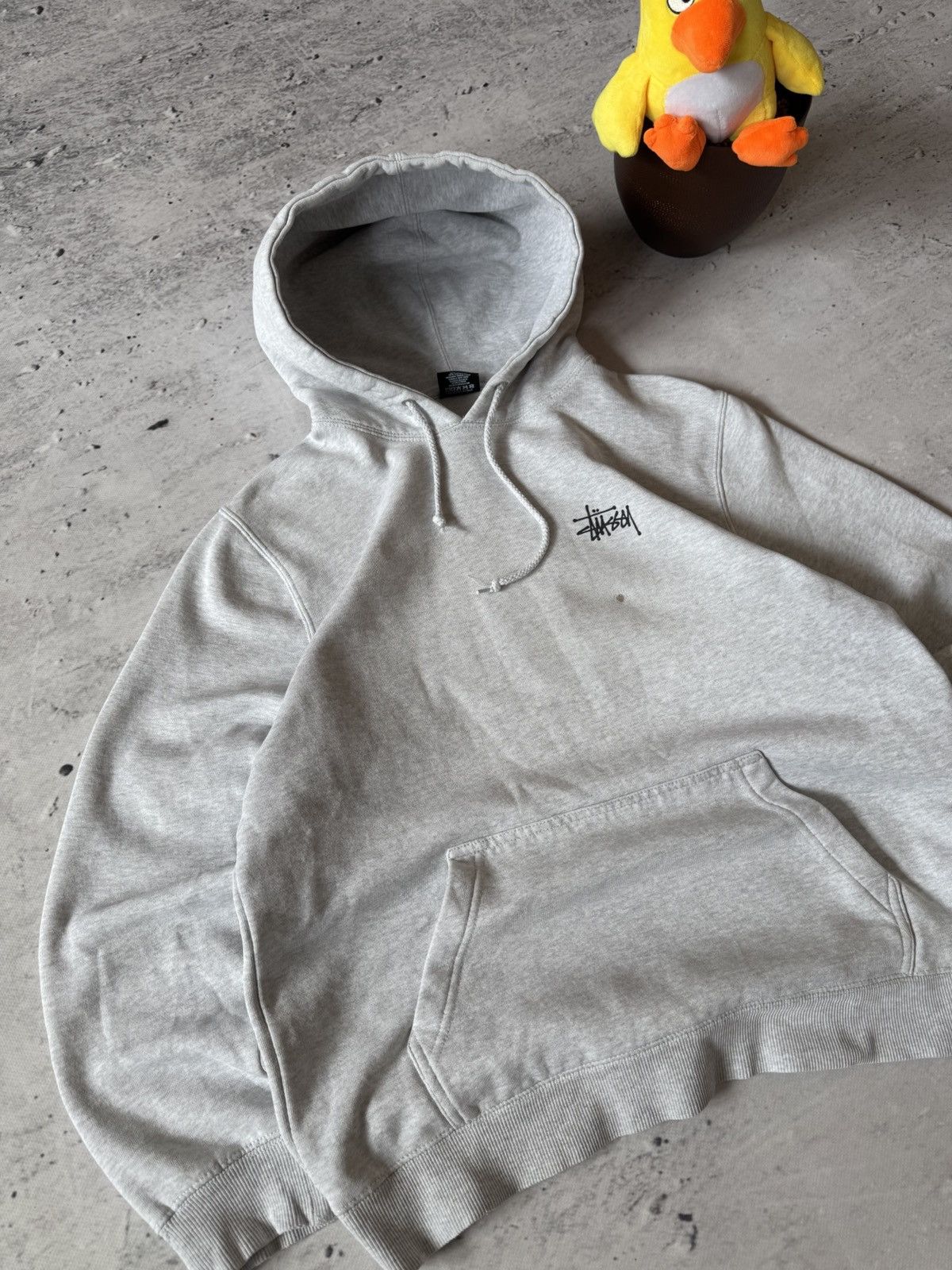 Stussy × Vintage STUSSY CENTER HUFT LOGO OVERSIZE BAGGY FIT HOODIE Size US M / EU 48-50 / 2 - 3 Thumbnail