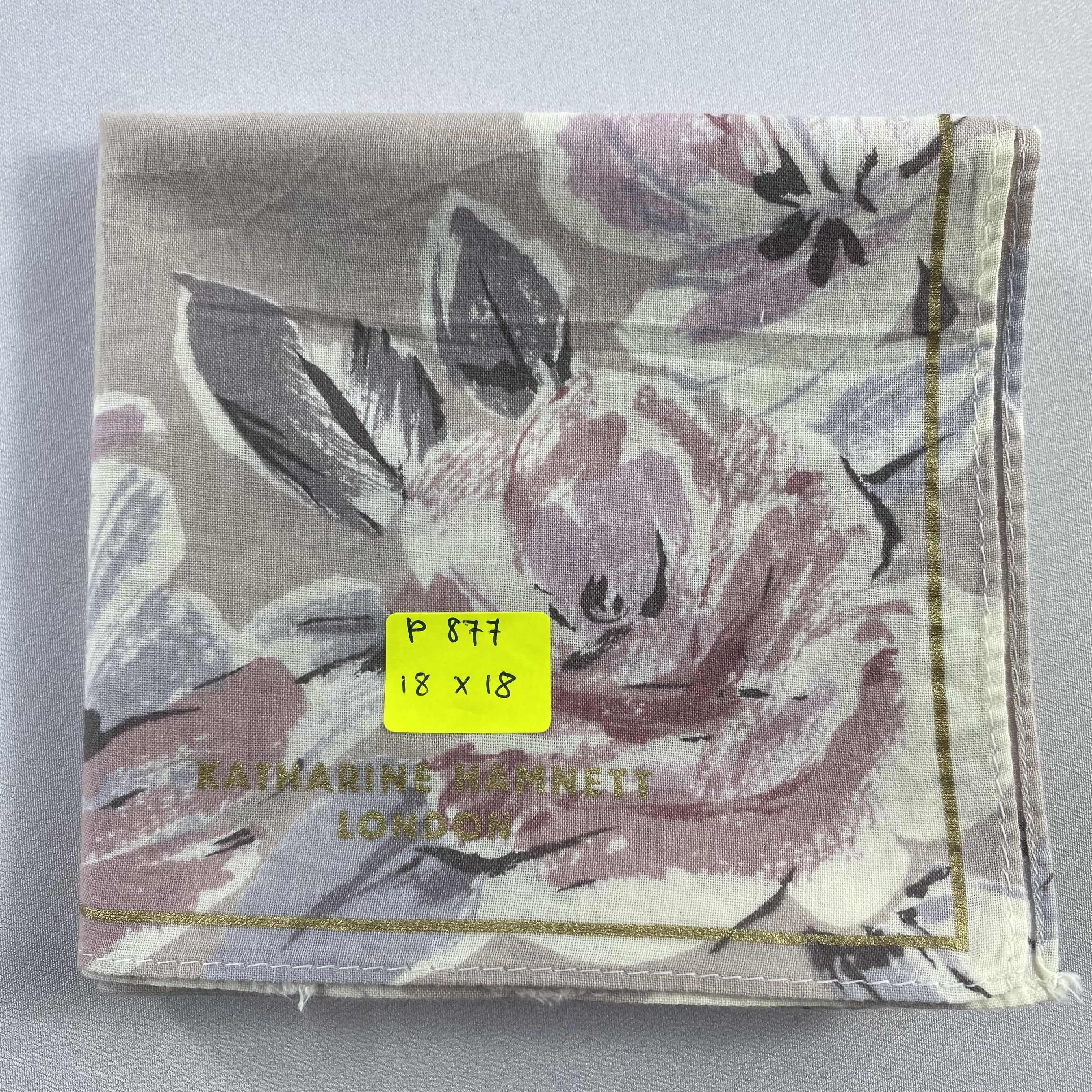 Katharine Hamnett London × Vintage Katharine Hamnett Bandana/ Handkerchief / Neckerchief-P877 Size ONE SIZE - 6 Thumbnail