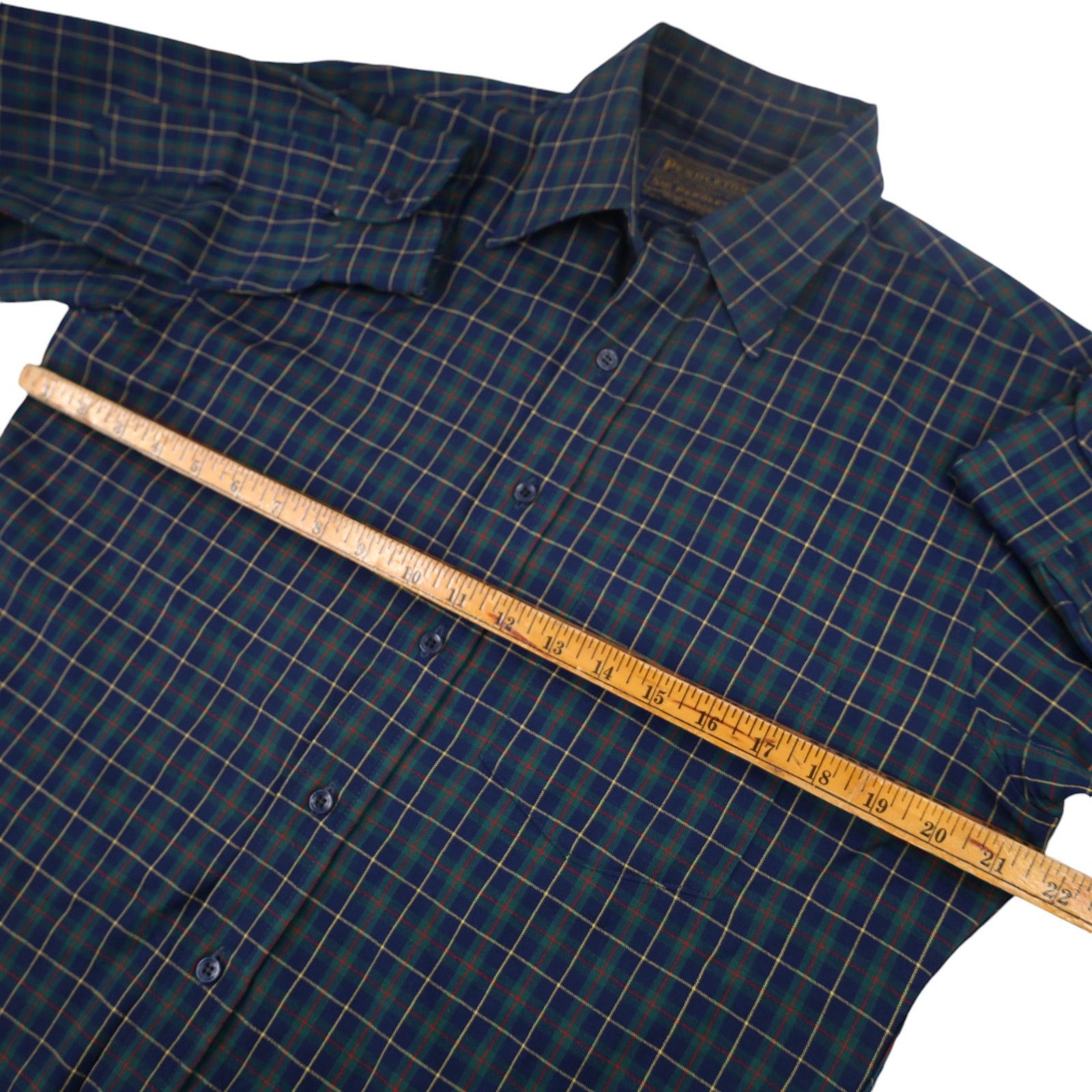 Pendleton × Vintage True Vintage Sir Pendleton Wool Dress Shirt Size US M / EU 48-50 / 2 - 6 Thumbnail