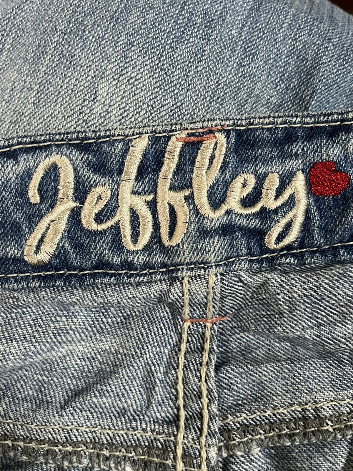 Japanese Brand VINTAGE JAPANESE BRAND KEEP SMILE WORDING JORTS Size US 35 - 9 Thumbnail