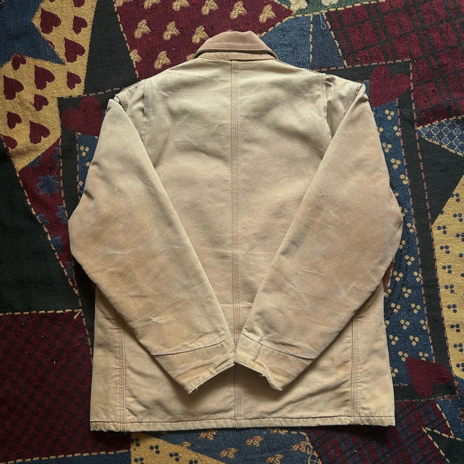 Carhartt × Vintage Vintage OG Carhartt Chore Coat Jacket Size US L / EU 52-54 / 3 - 4 Thumbnail