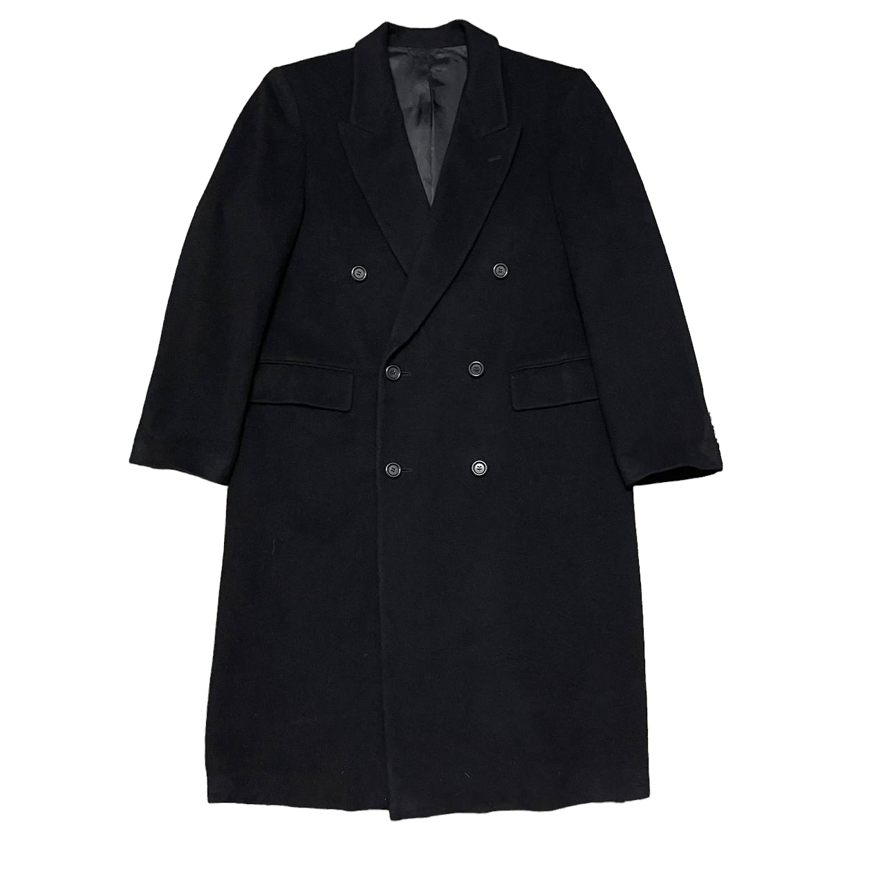 Valentino Vintage Giorgio Valentino Wool Long Coat Double Breasted Size US L / EU 52-54 / 3 - 1 Thumbnail
