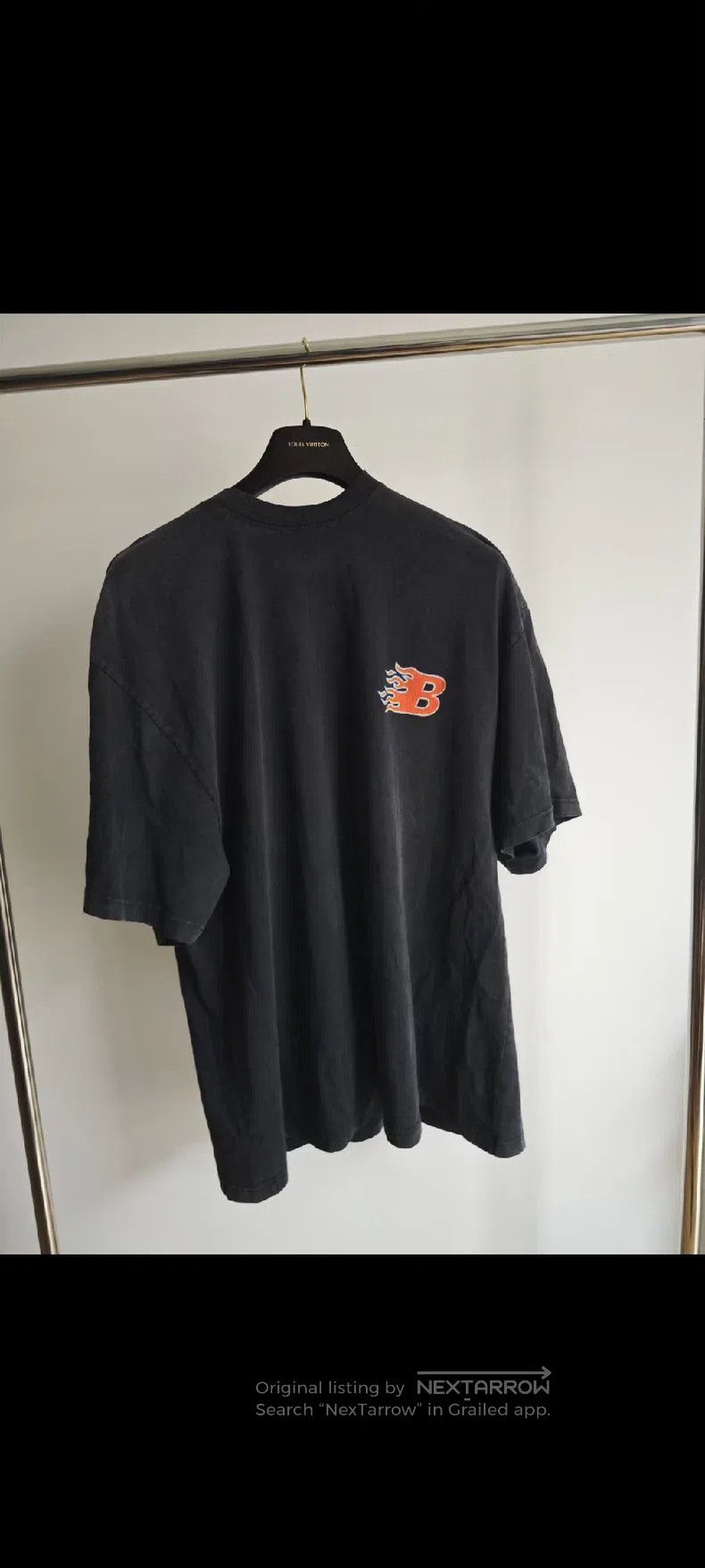 Balenciaga Balenciaga Flame distressed short-sleeved shirt Size US XS / EU 42 / 0 - 1 Thumbnail